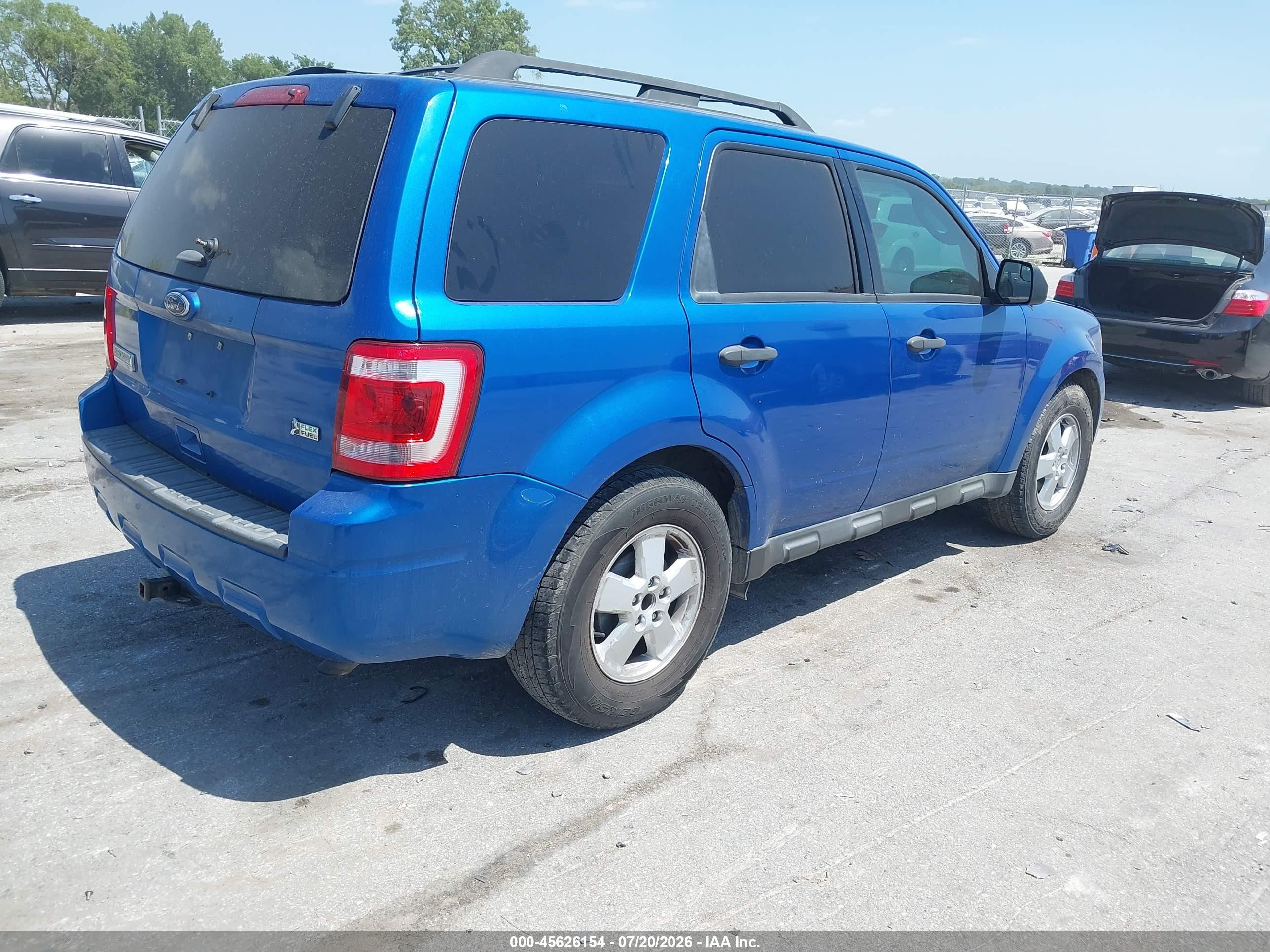2012 Ford Escape Xlt Blue vin: 1FMCU0DG1CKA57966