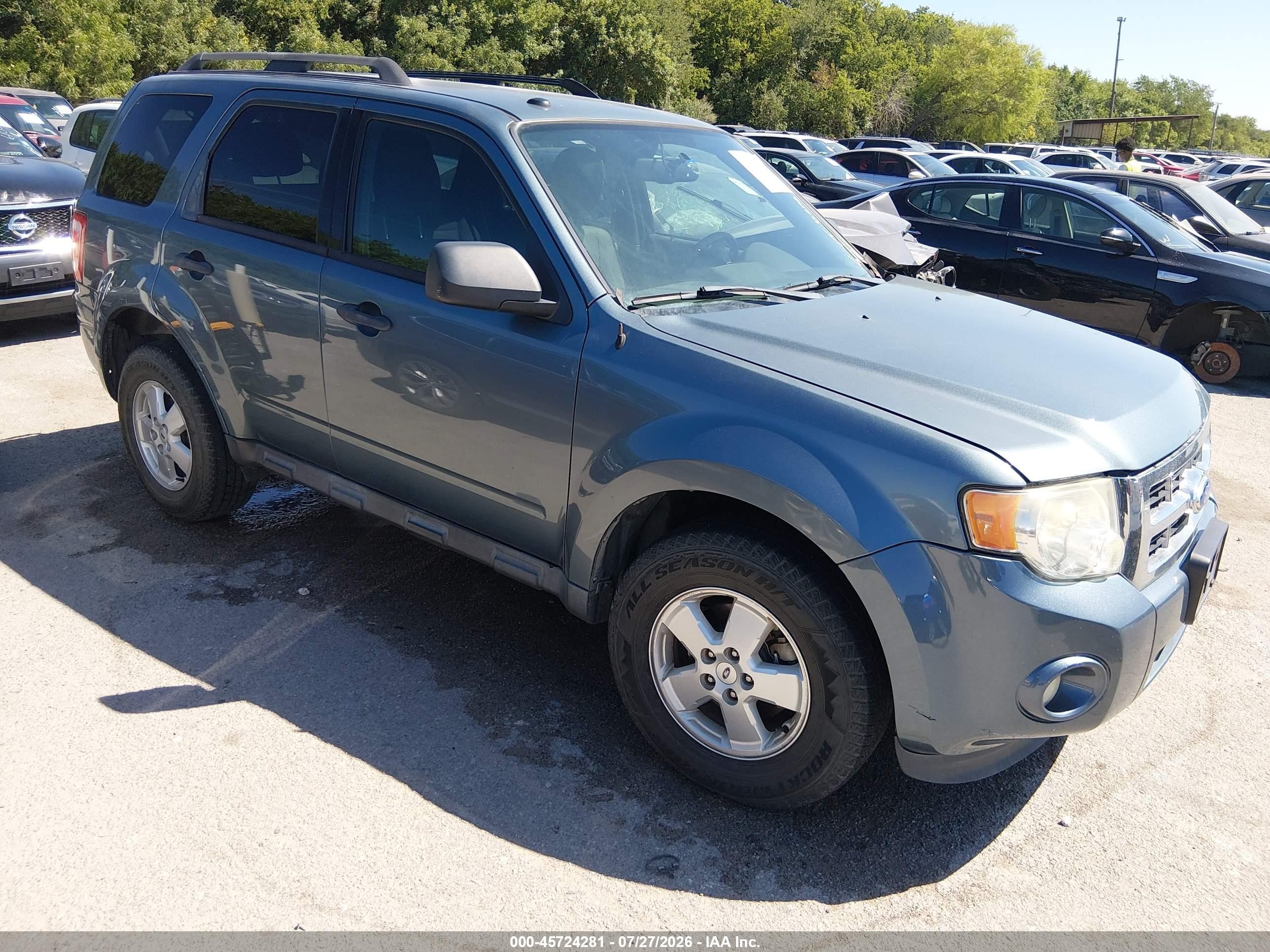 2012 Ford Escape Xlt Blue vin: 1FMCU0DG1CKB58005