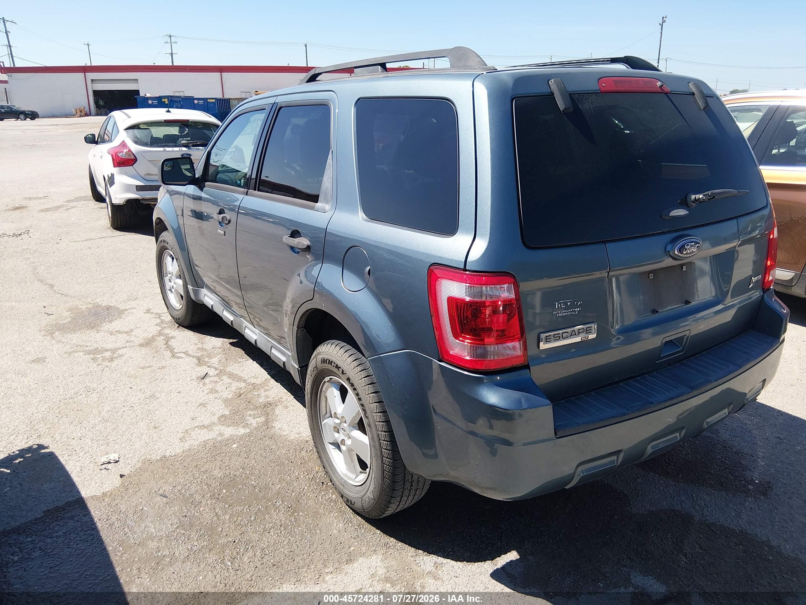 2012 Ford Escape Xlt Blue vin: 1FMCU0DG1CKB58005
