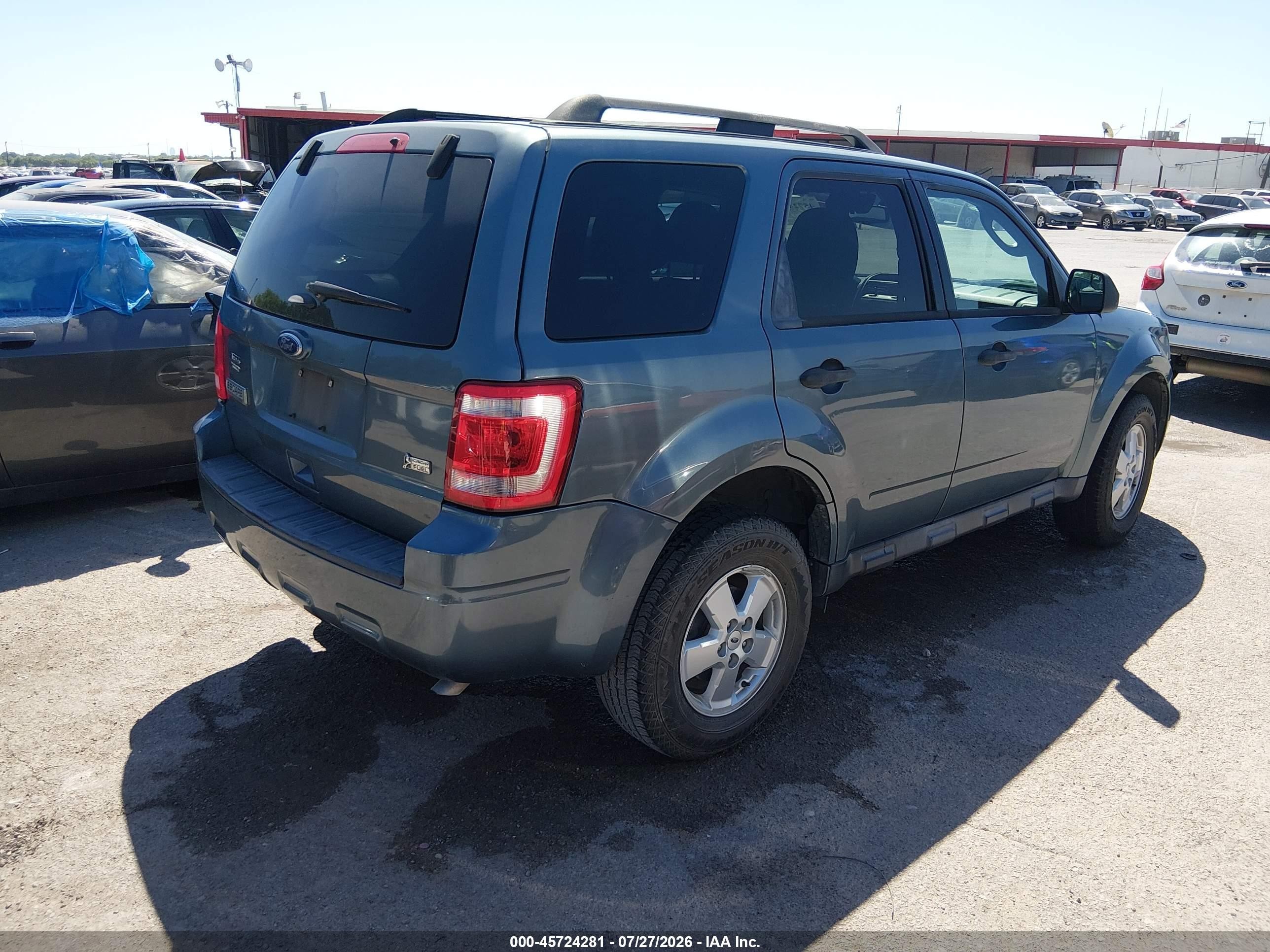 2012 Ford Escape Xlt Blue vin: 1FMCU0DG1CKB58005