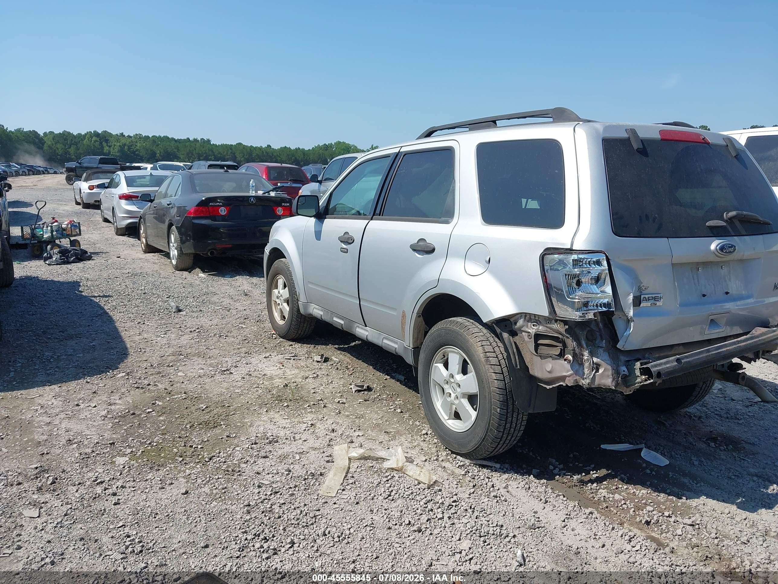 2012 Ford Escape Xlt Silver vin: 1FMCU0DG1CKC13083