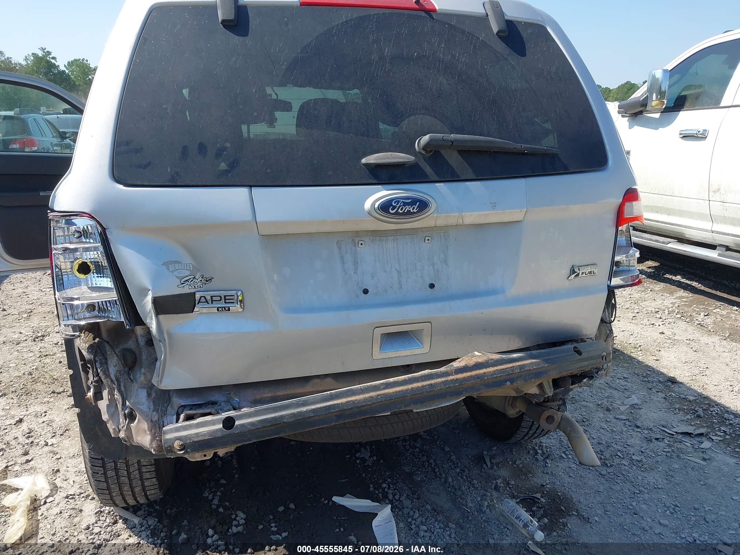 2012 Ford Escape Xlt Silver vin: 1FMCU0DG1CKC13083