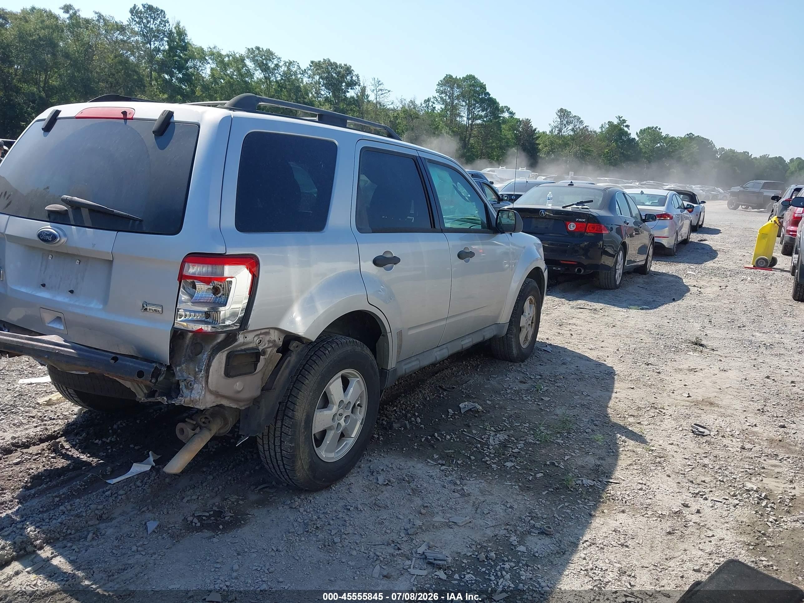 2012 Ford Escape Xlt Silver vin: 1FMCU0DG1CKC13083
