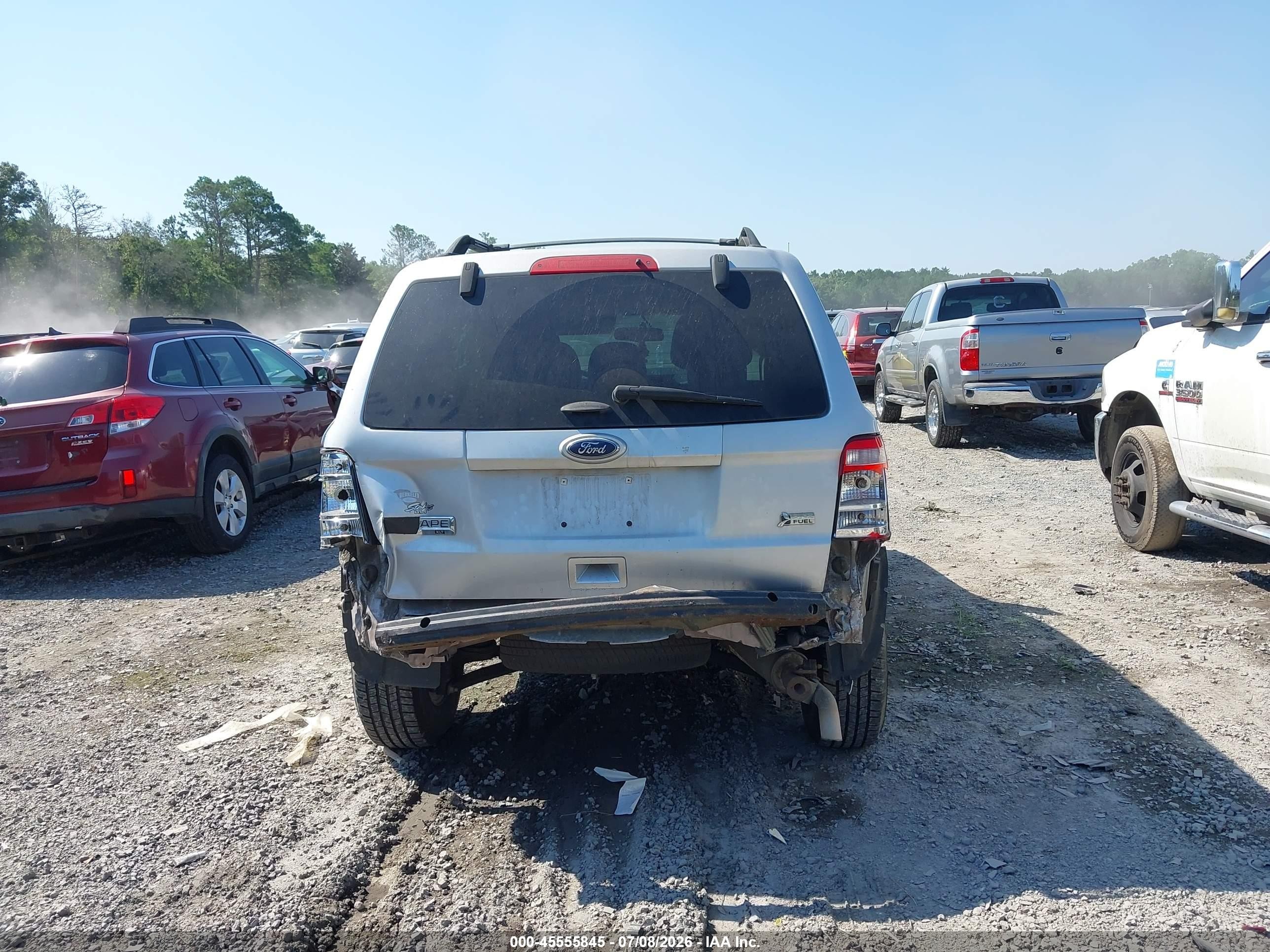 2012 Ford Escape Xlt Silver vin: 1FMCU0DG1CKC13083