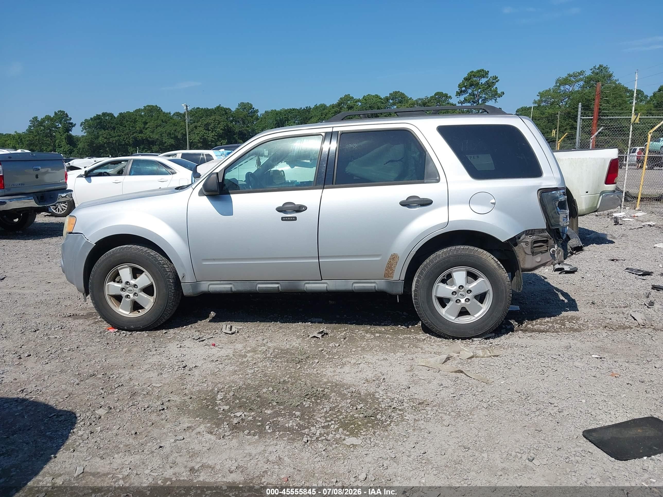 2012 Ford Escape Xlt Silver vin: 1FMCU0DG1CKC13083
