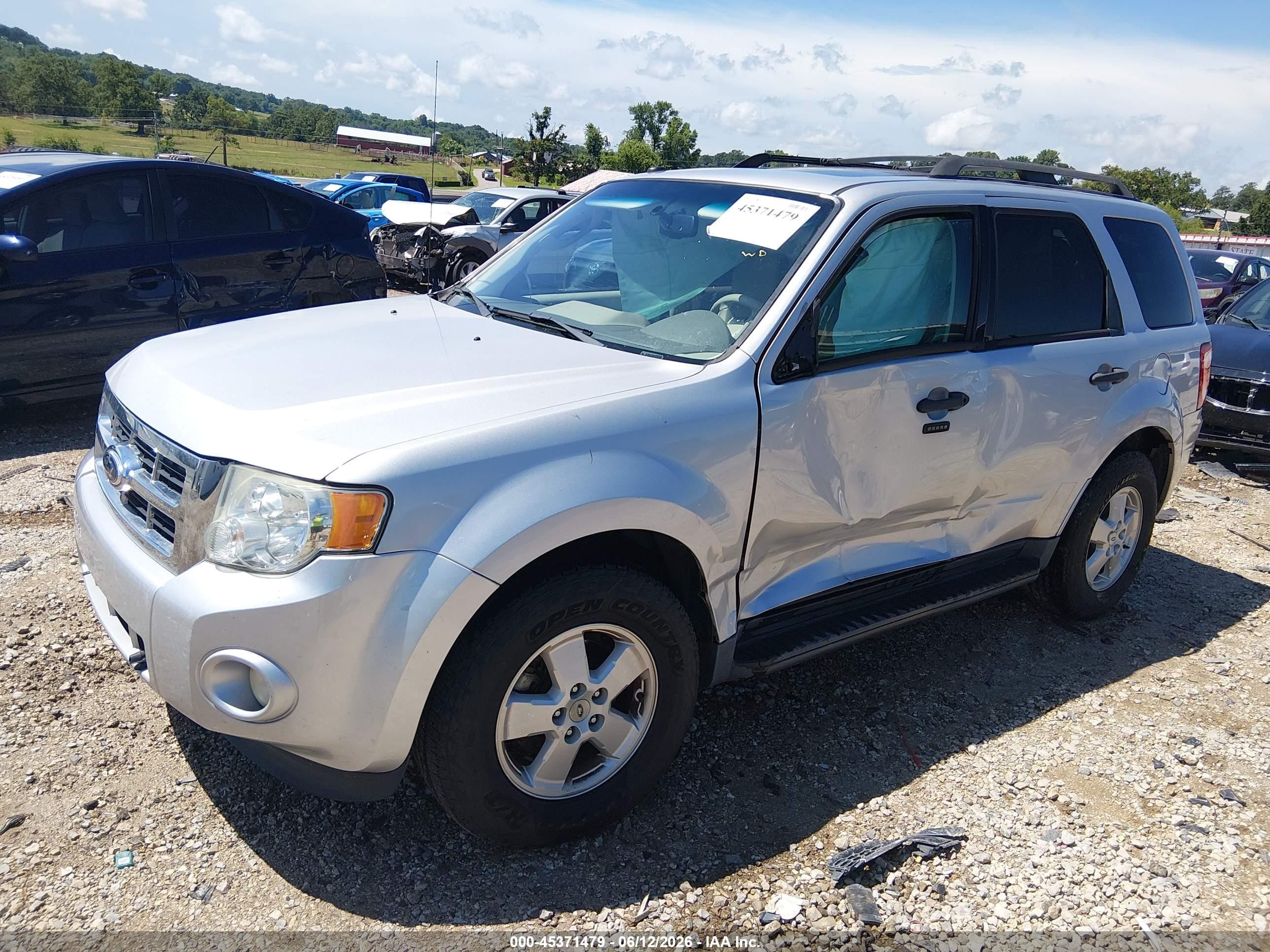2012 Ford Escape Xlt Silver vin: 1FMCU0DG1CKC13617
