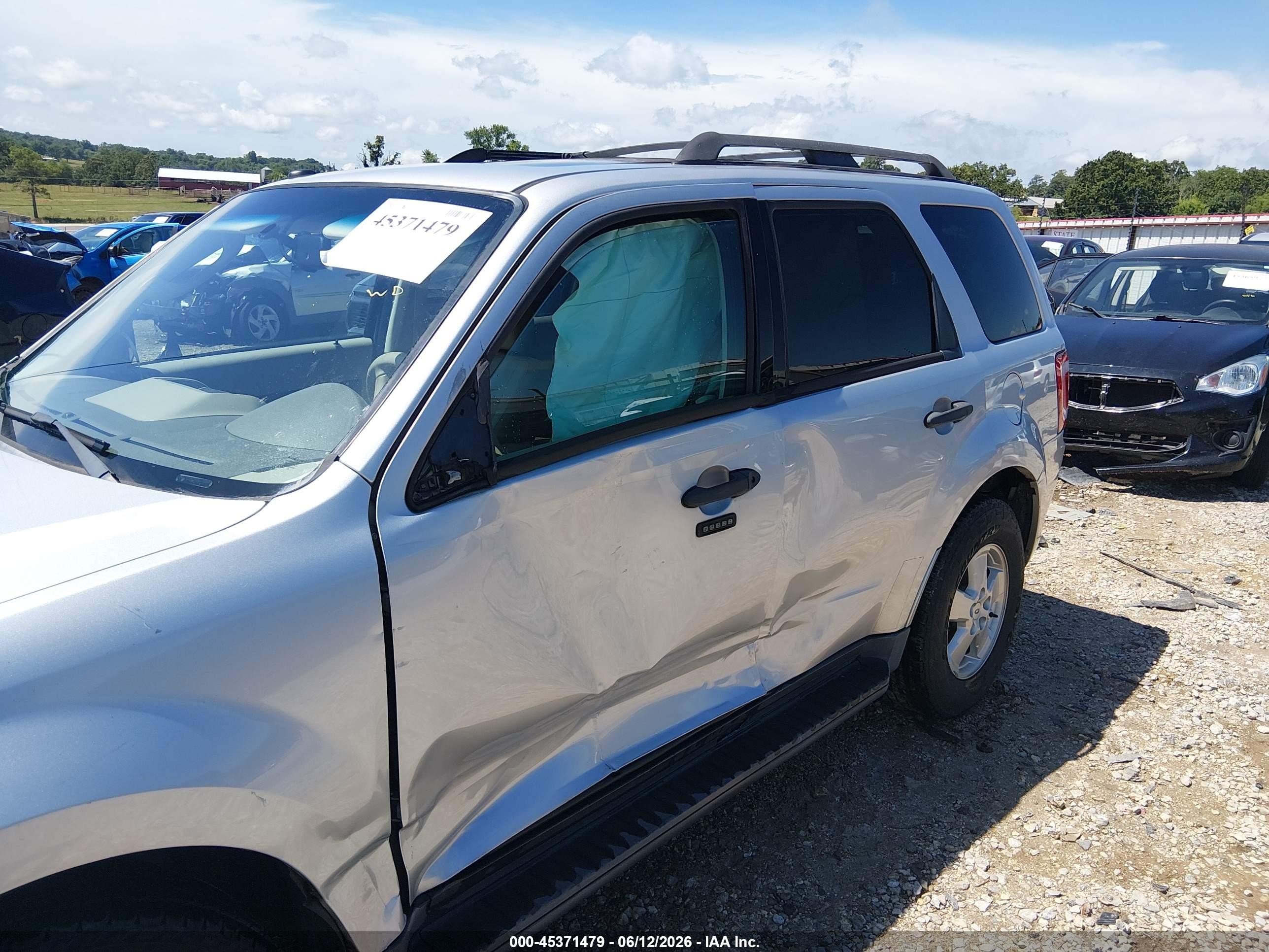 2012 Ford Escape Xlt Silver vin: 1FMCU0DG1CKC13617