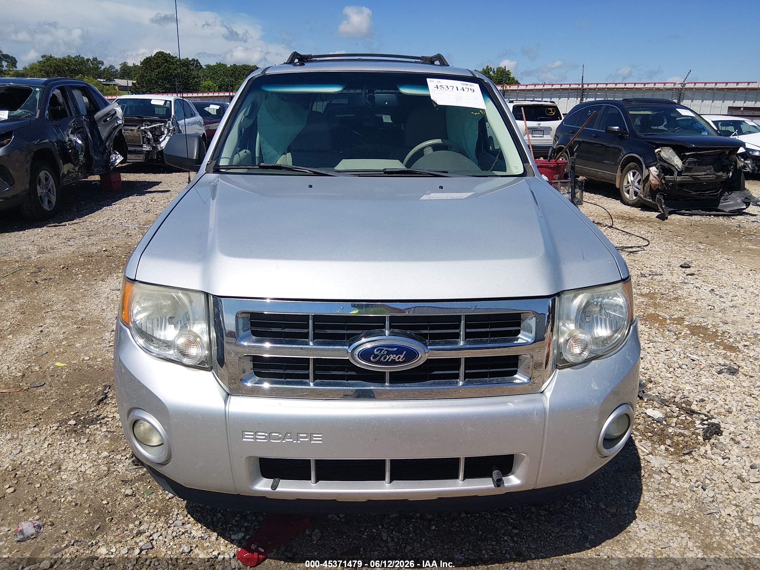 2012 Ford Escape Xlt Silver vin: 1FMCU0DG1CKC13617