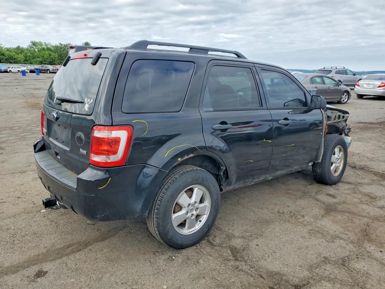 2012 Ford Escape Xlt Черный vin: 1FMCU0DG1CKC35259