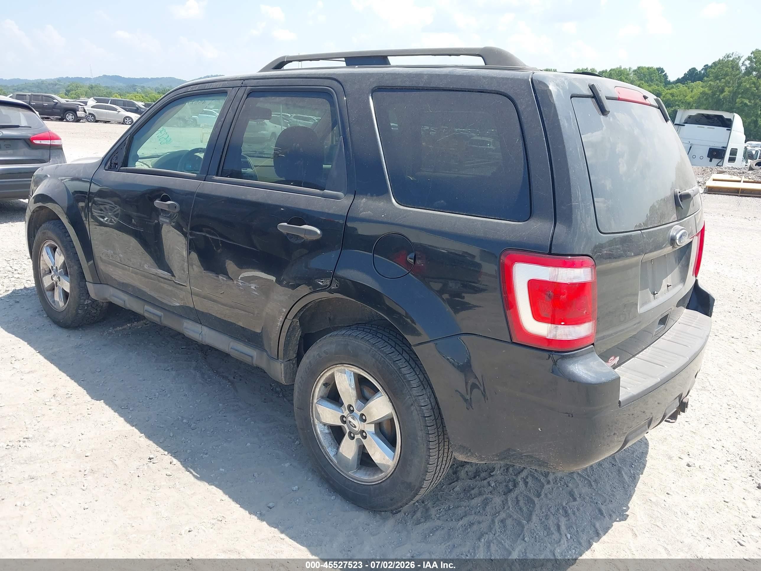 2010 Ford Escape Xlt Black vin: 1FMCU0DG2AKA71873