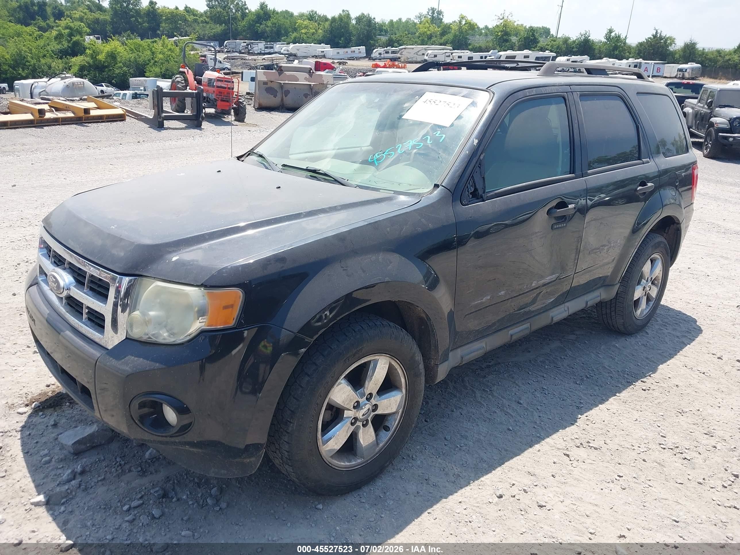 2010 Ford Escape Xlt Black vin: 1FMCU0DG2AKA71873
