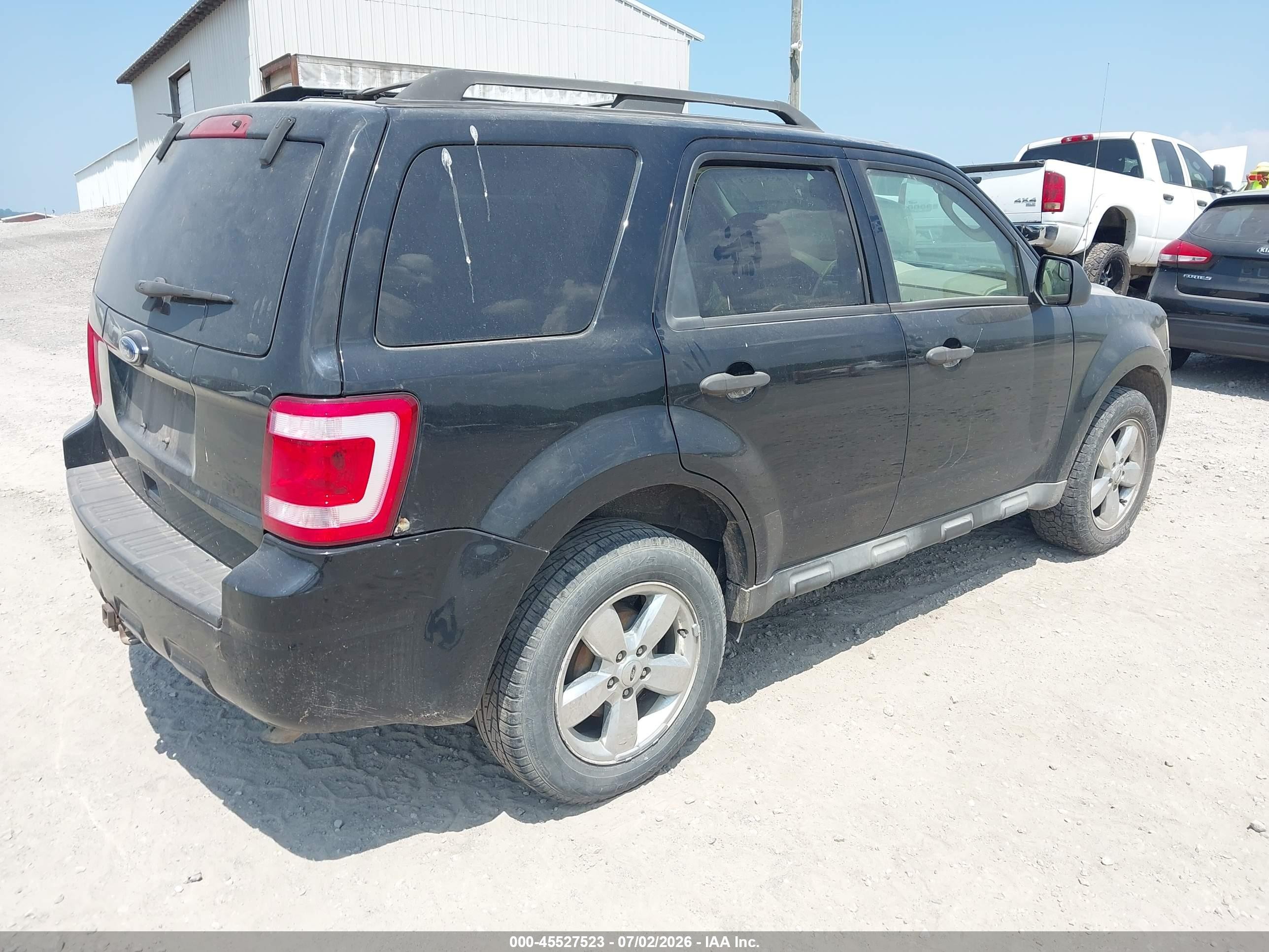 2010 Ford Escape Xlt Black vin: 1FMCU0DG2AKA71873