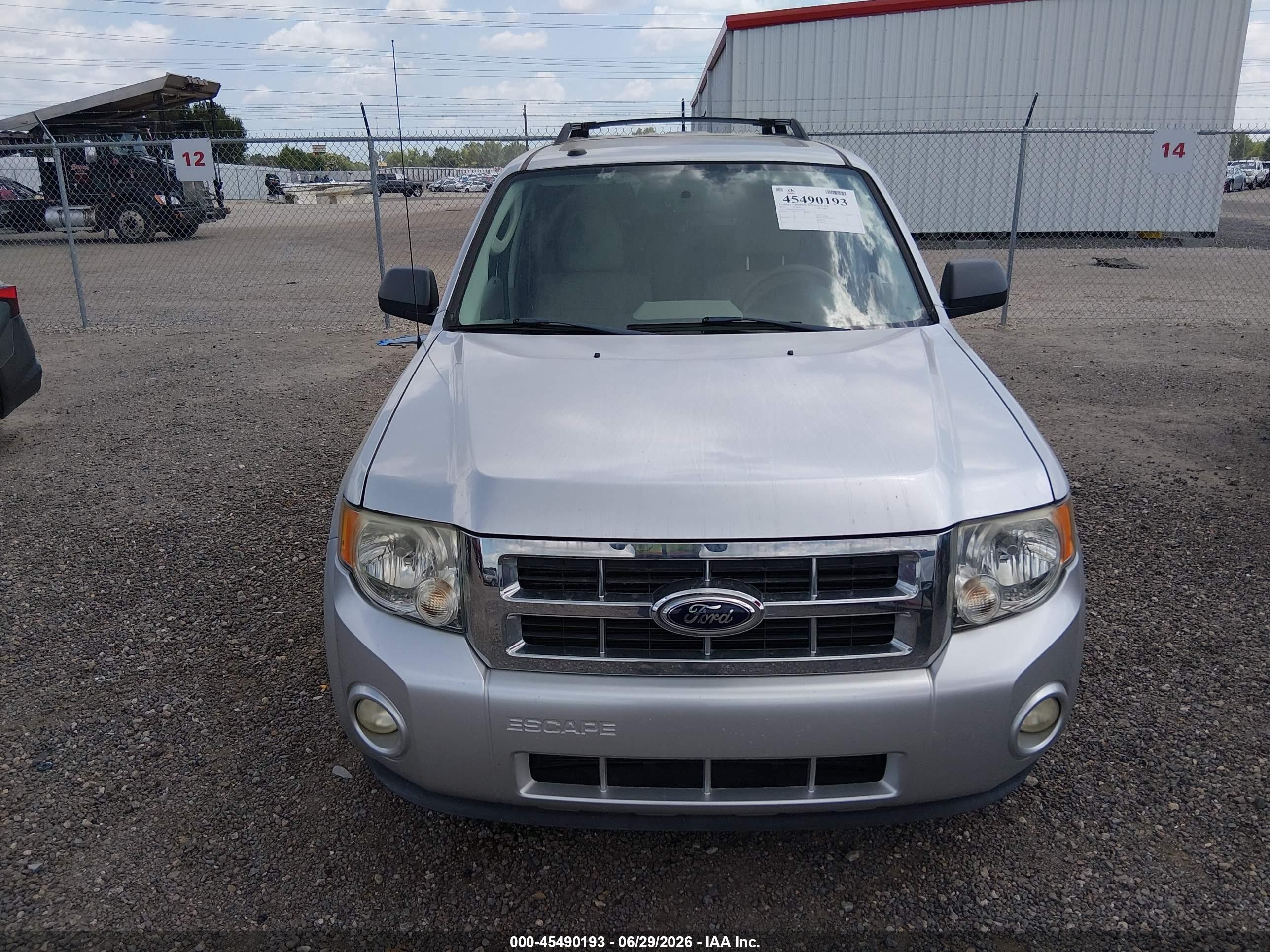 2010 Ford Escape Xlt Silver vin: 1FMCU0DG2AKD24710