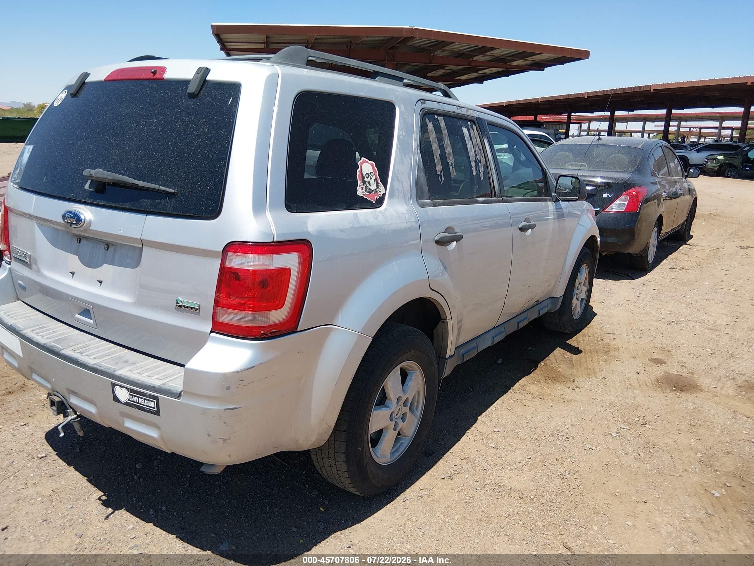2011 Ford Escape Xlt Silver vin: 1FMCU0DG2BKA14803