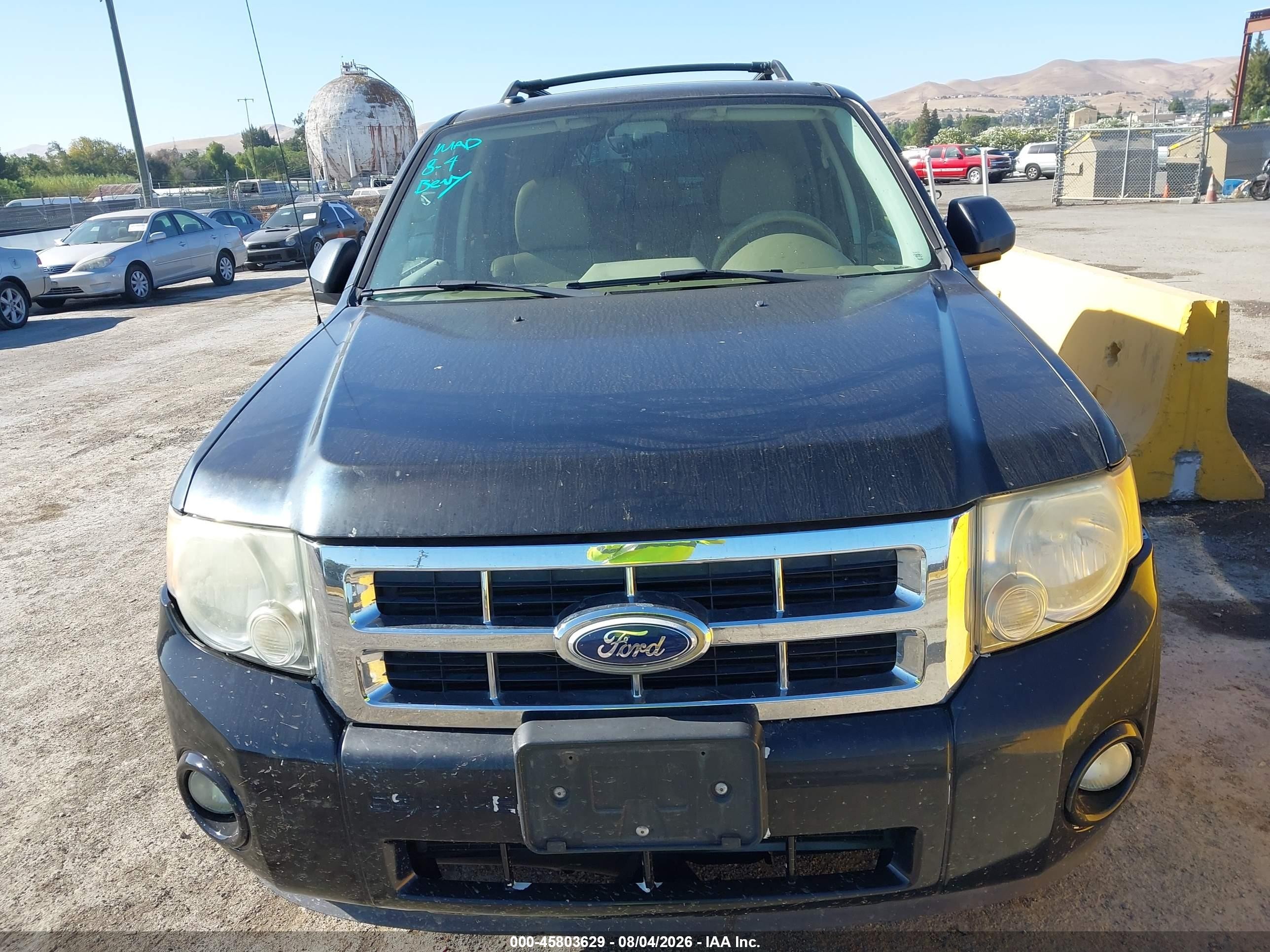 2011 Ford Escape Xlt Черный vin: 1FMCU0DG2BKA69736