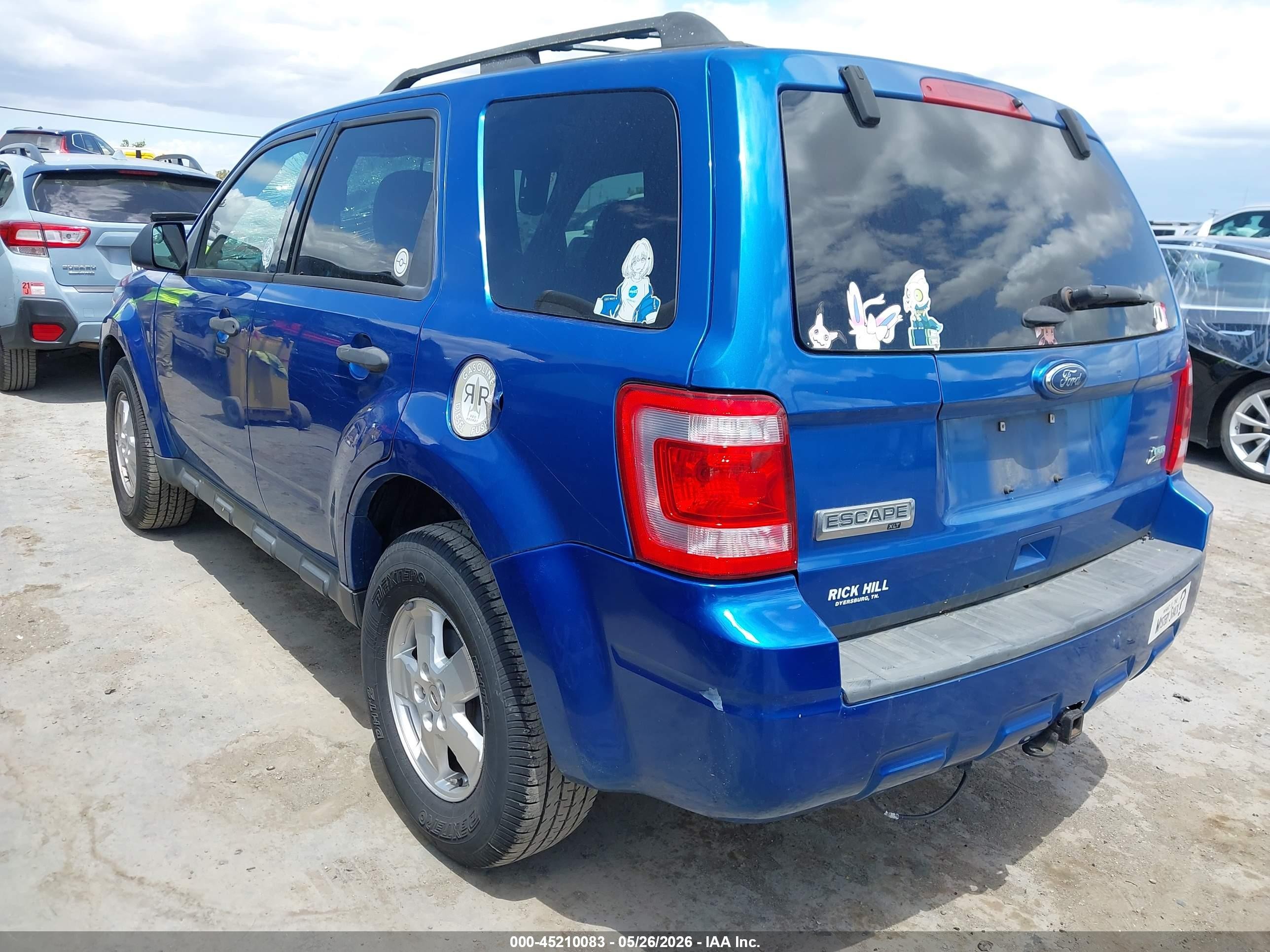 2011 Ford Escape Xlt Blue vin: 1FMCU0DG2BKA91297