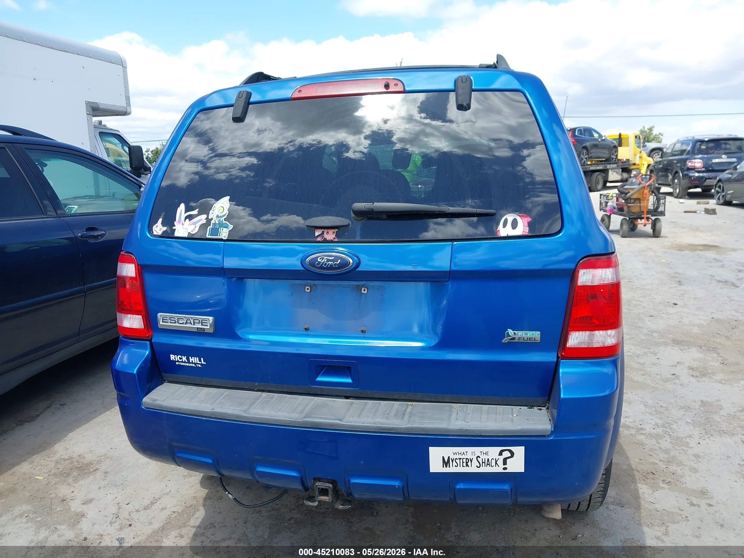 2011 Ford Escape Xlt Blue vin: 1FMCU0DG2BKA91297