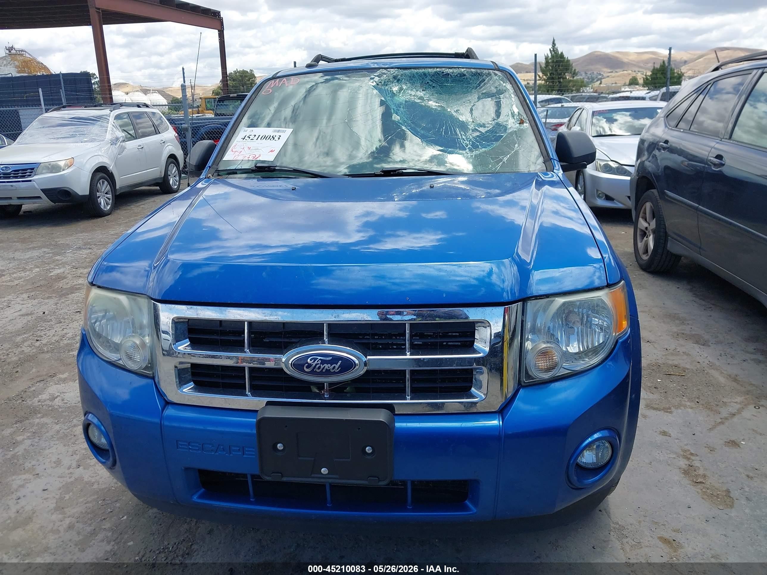2011 Ford Escape Xlt Blue vin: 1FMCU0DG2BKA91297