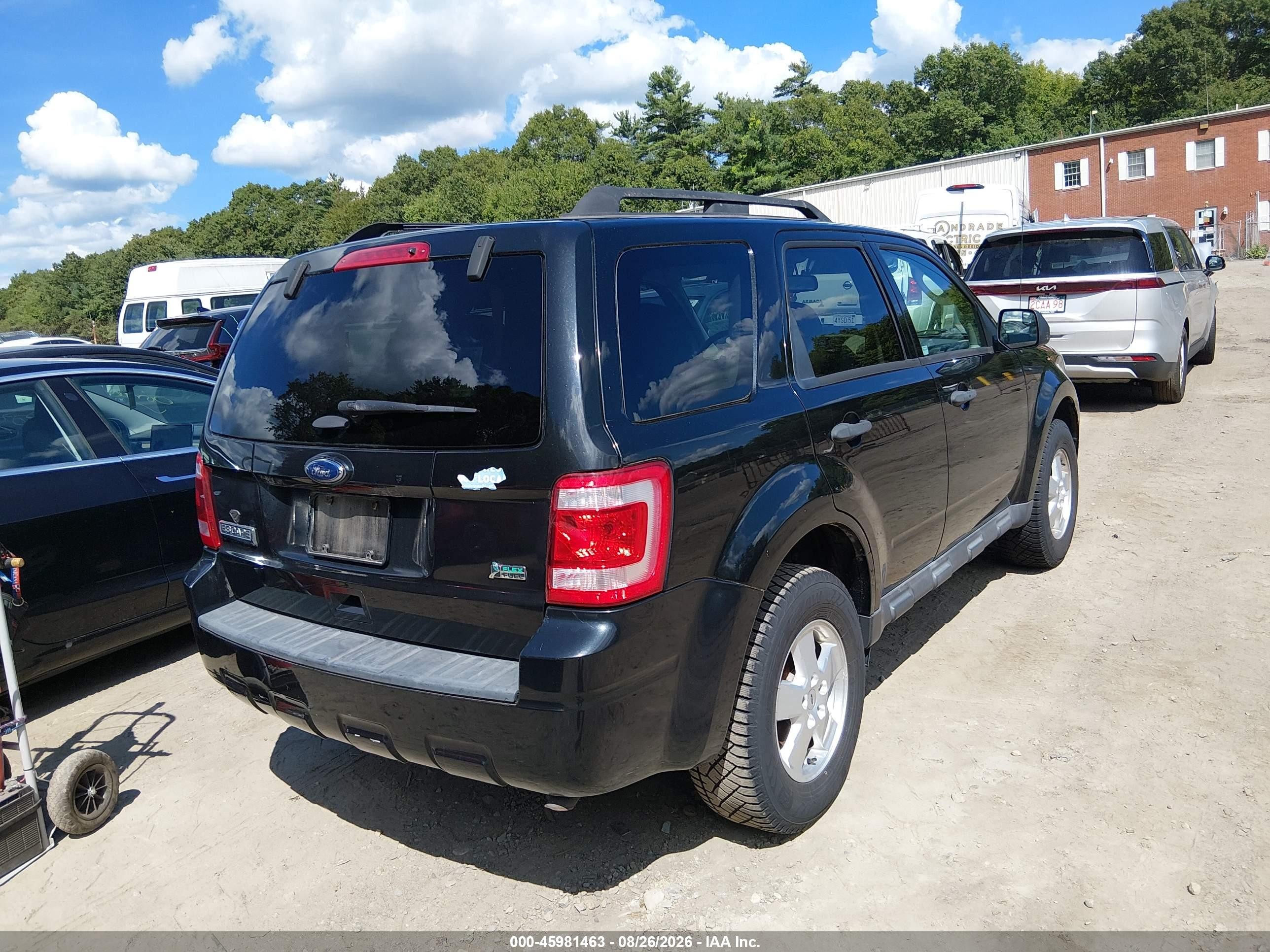 2011 Ford Escape Xlt Black vin: 1FMCU0DG2BKC42185