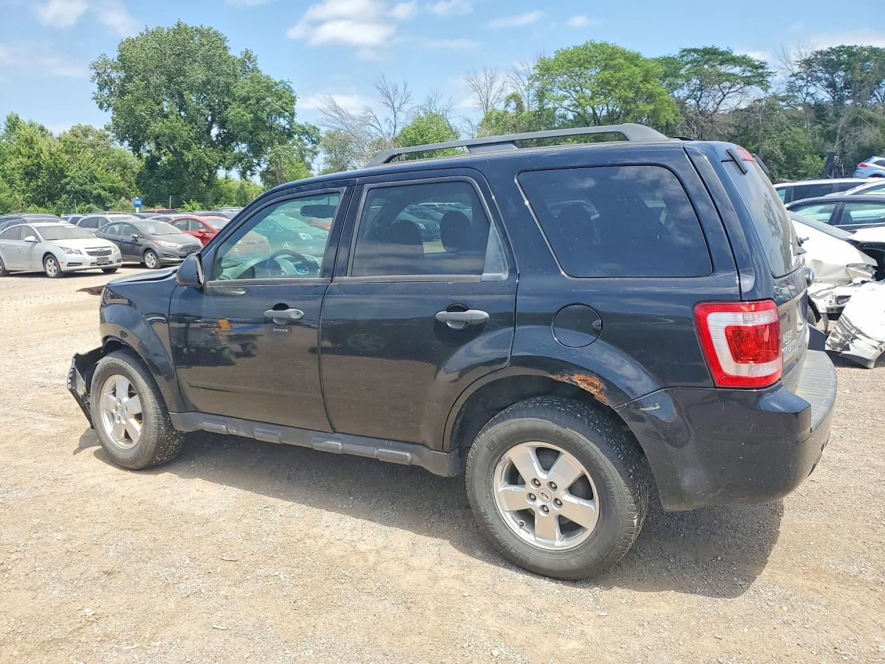 2012 Ford Escape Xlt Black vin: 1FMCU0DG2CKA83797