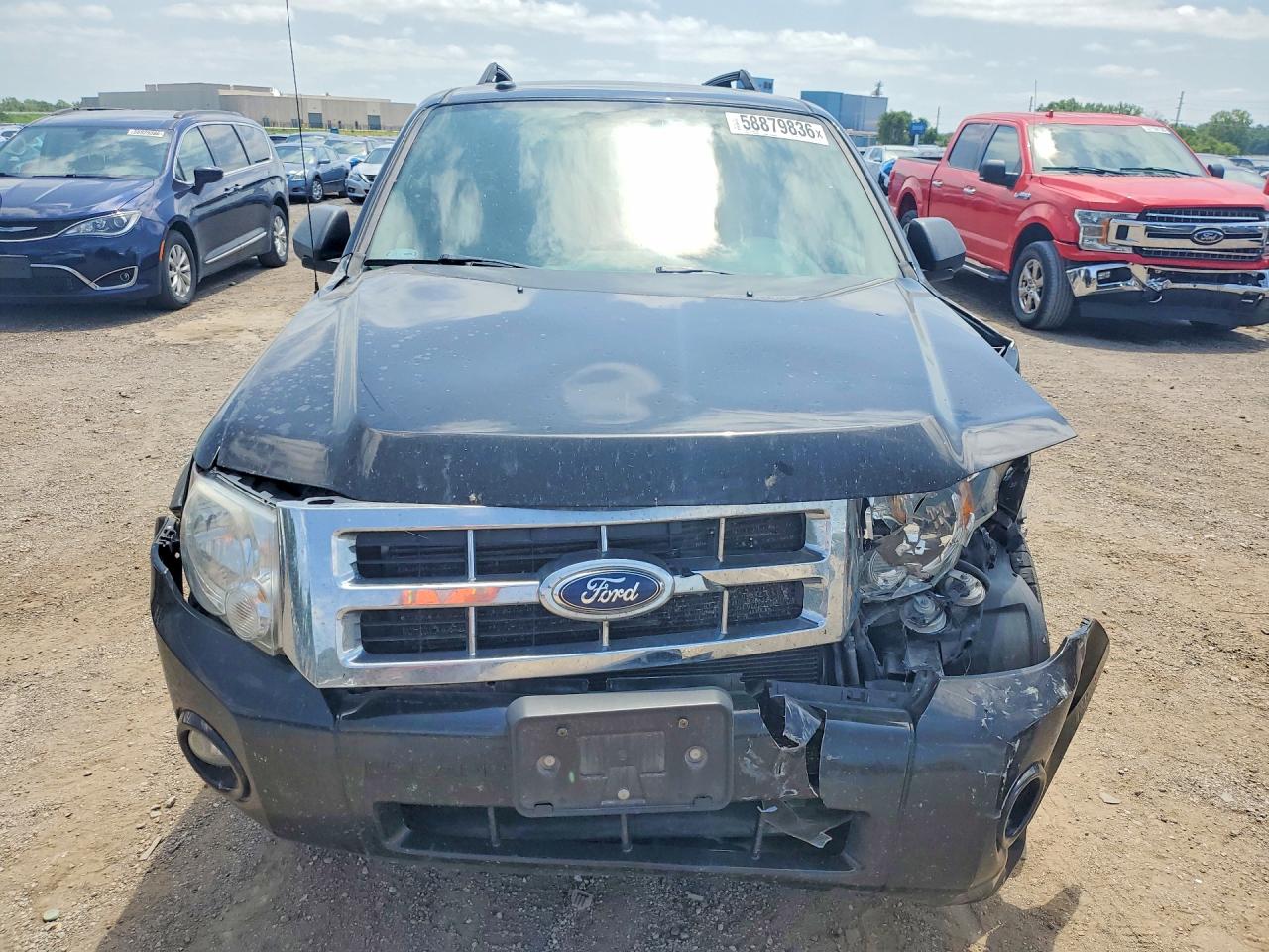 2012 Ford Escape Xlt Black vin: 1FMCU0DG2CKA83797