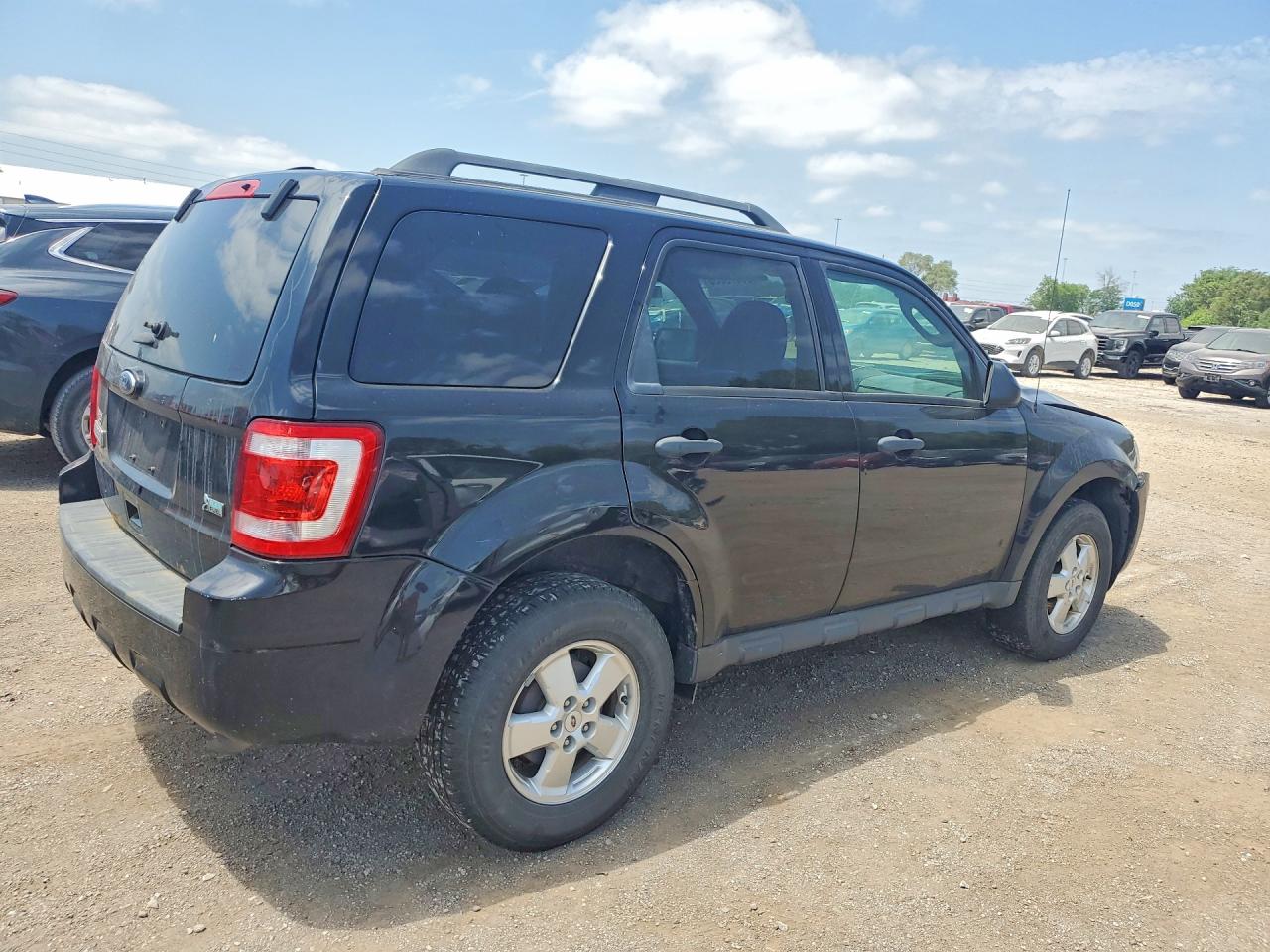 2012 Ford Escape Xlt Black vin: 1FMCU0DG2CKA83797
