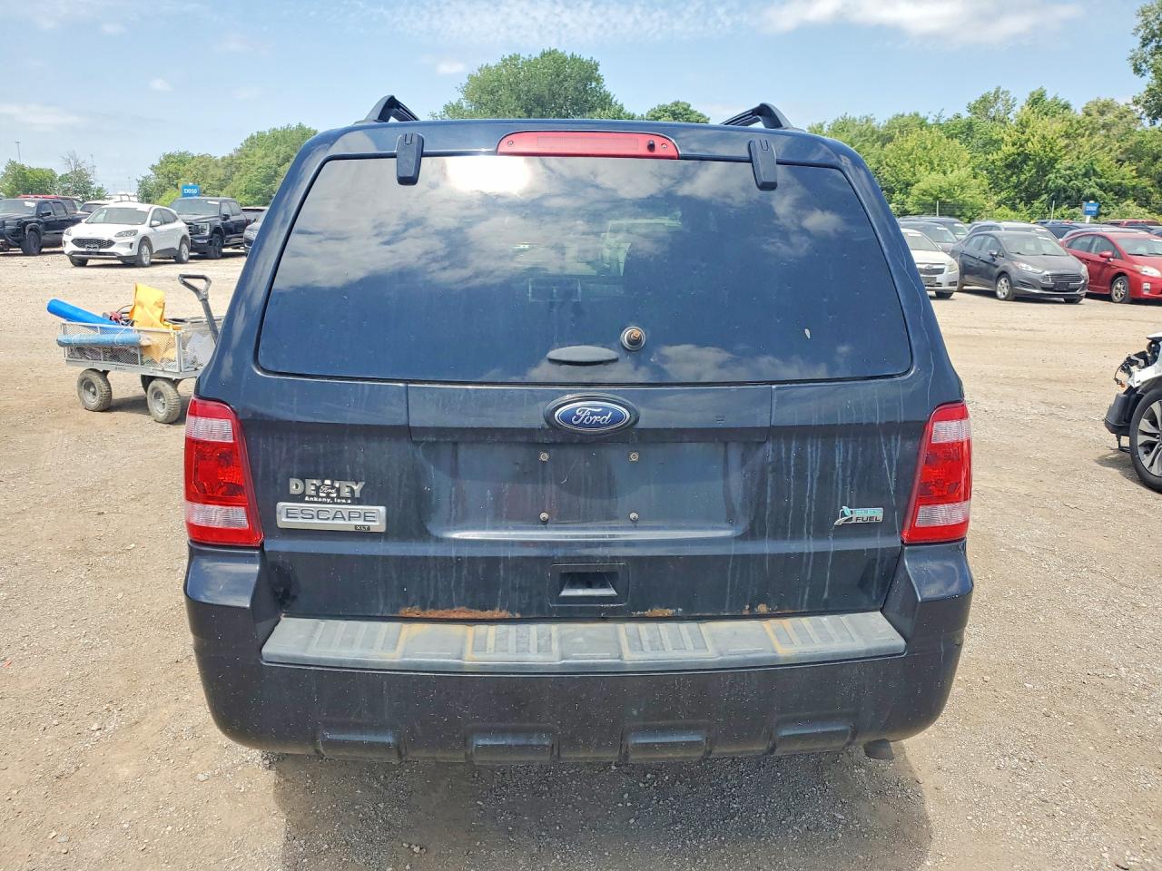 2012 Ford Escape Xlt Black vin: 1FMCU0DG2CKA83797