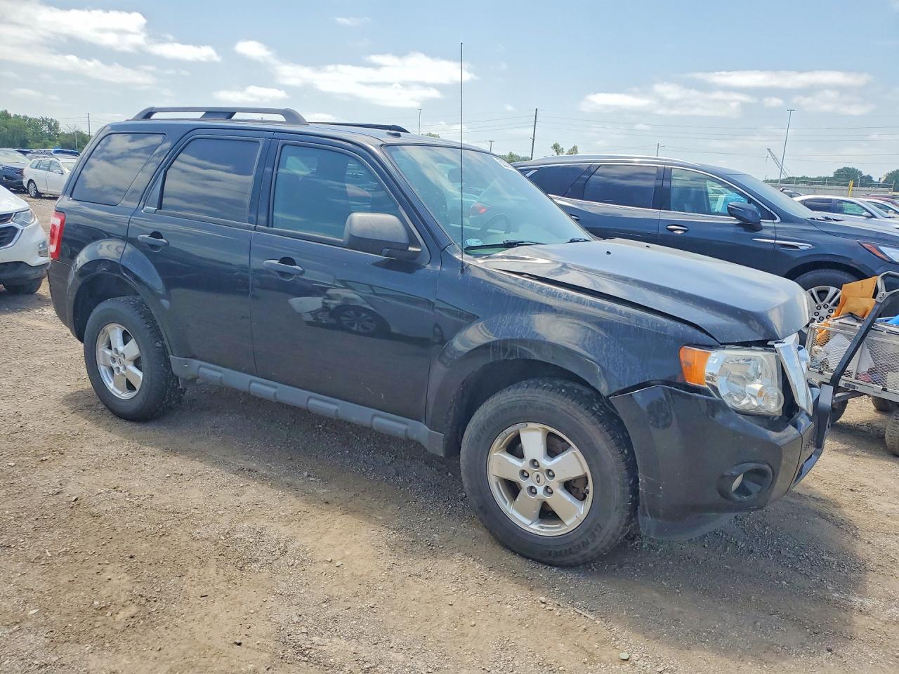 2012 Ford Escape Xlt Black vin: 1FMCU0DG2CKA83797
