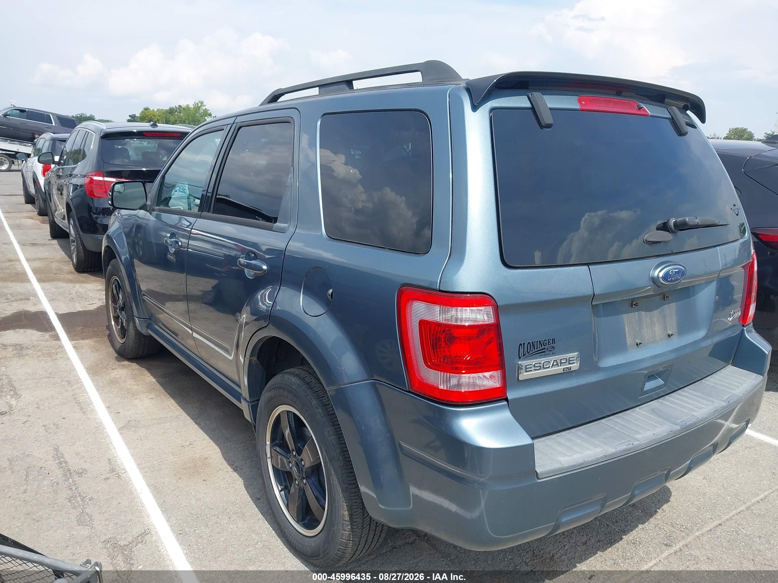 2012 Ford Escape Xlt Light Blue vin: 1FMCU0DG2CKB38782