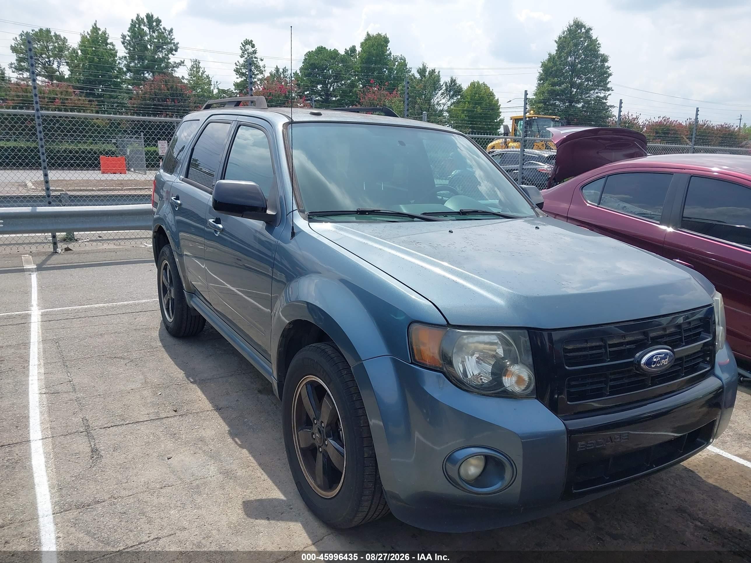 2012 Ford Escape Xlt Light Blue vin: 1FMCU0DG2CKB38782