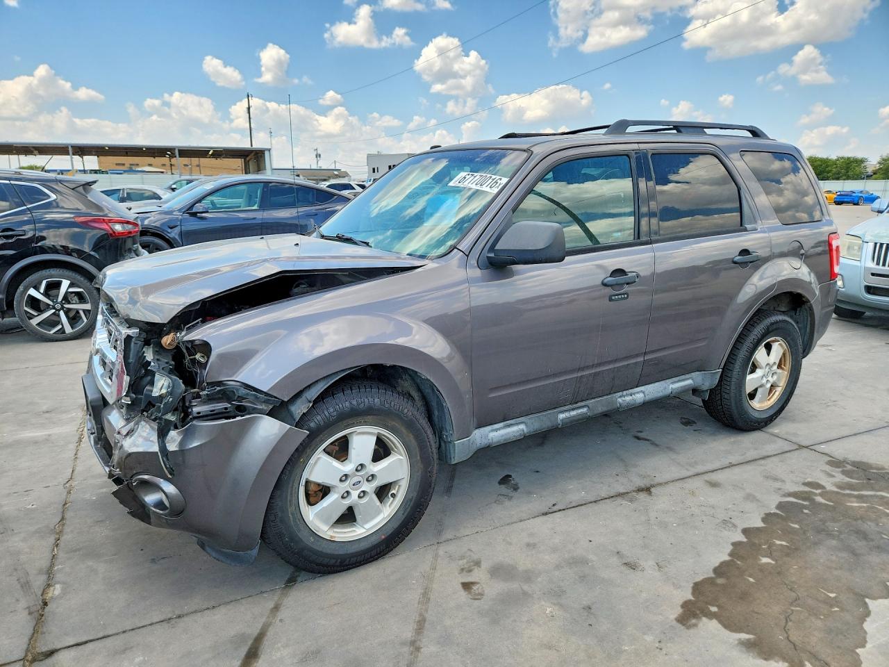 2012 Ford Escape Xlt Gray vin: 1FMCU0DG2CKC15151