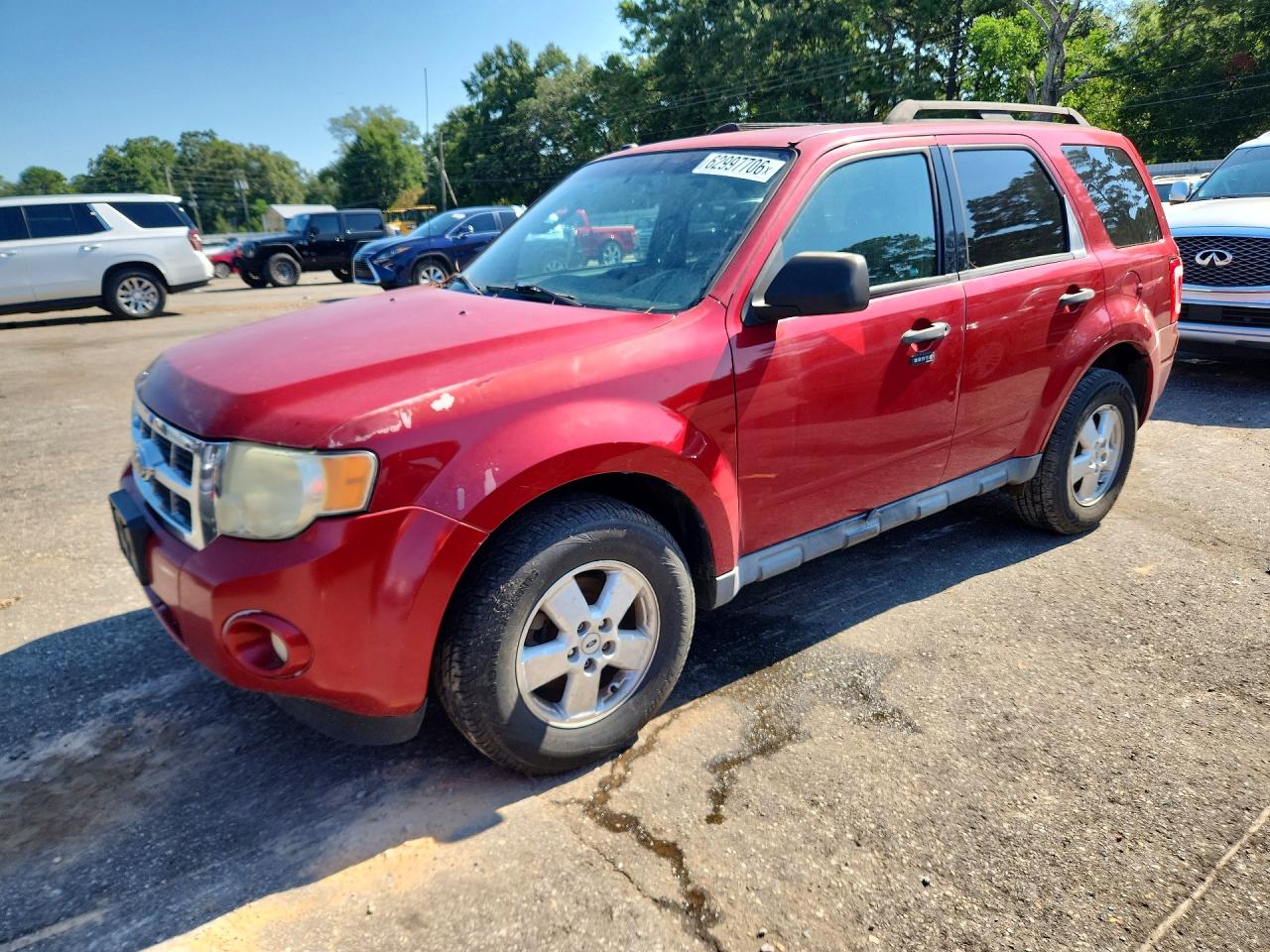 2010 Ford Escape Xlt Red vin: 1FMCU0DG3AKA36159