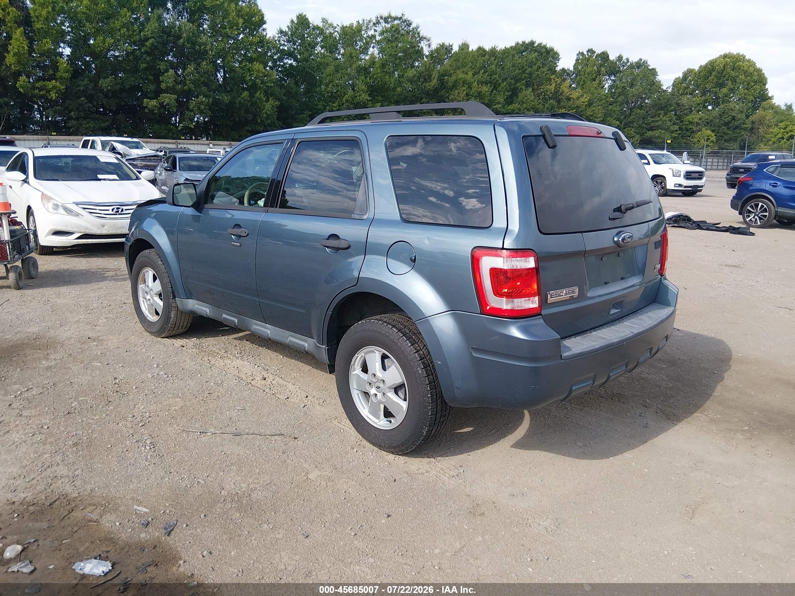 2011 Ford Escape Xlt Blue vin: 1FMCU0DG3BKB82319