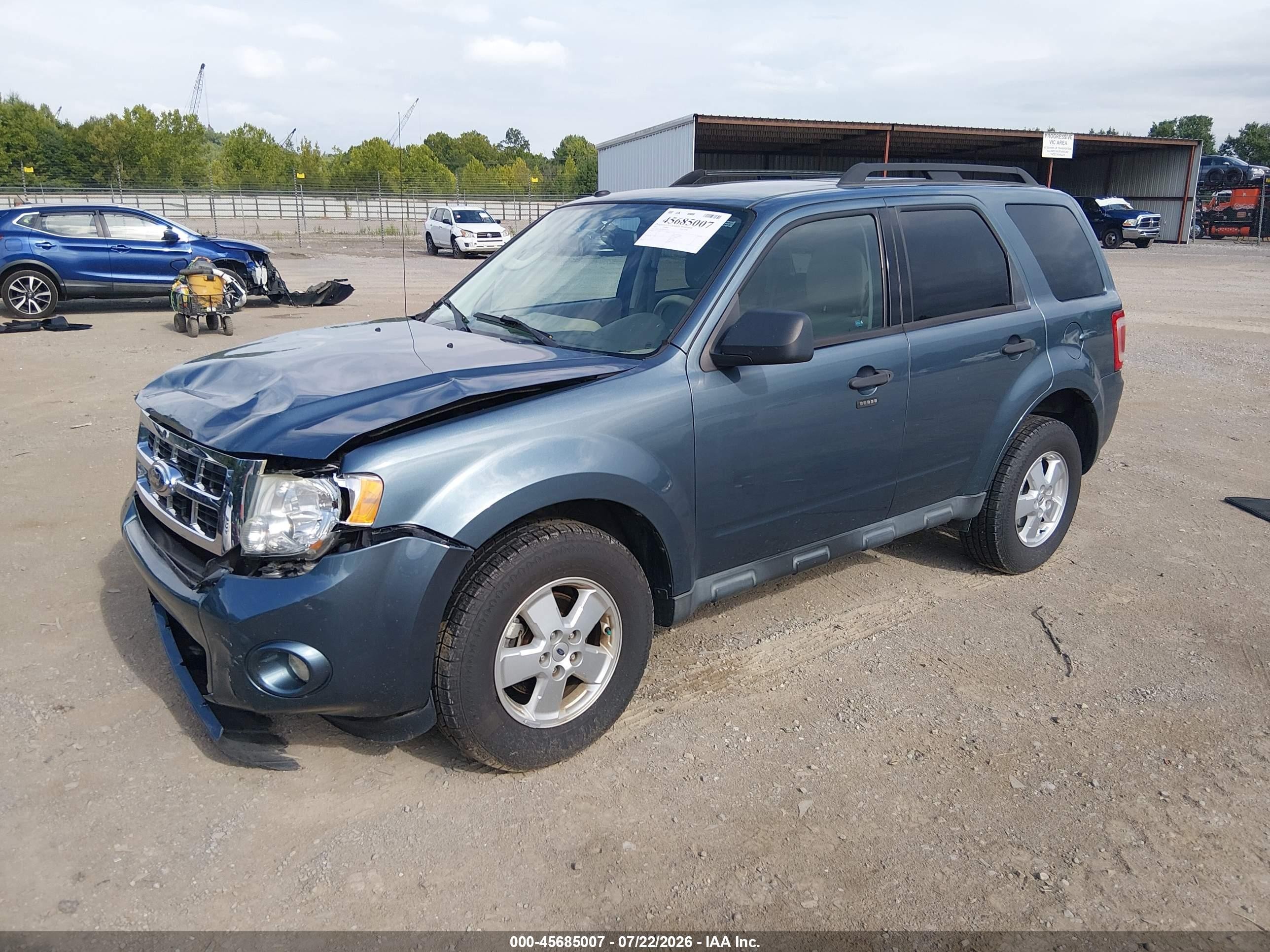 2011 Ford Escape Xlt Blue vin: 1FMCU0DG3BKB82319