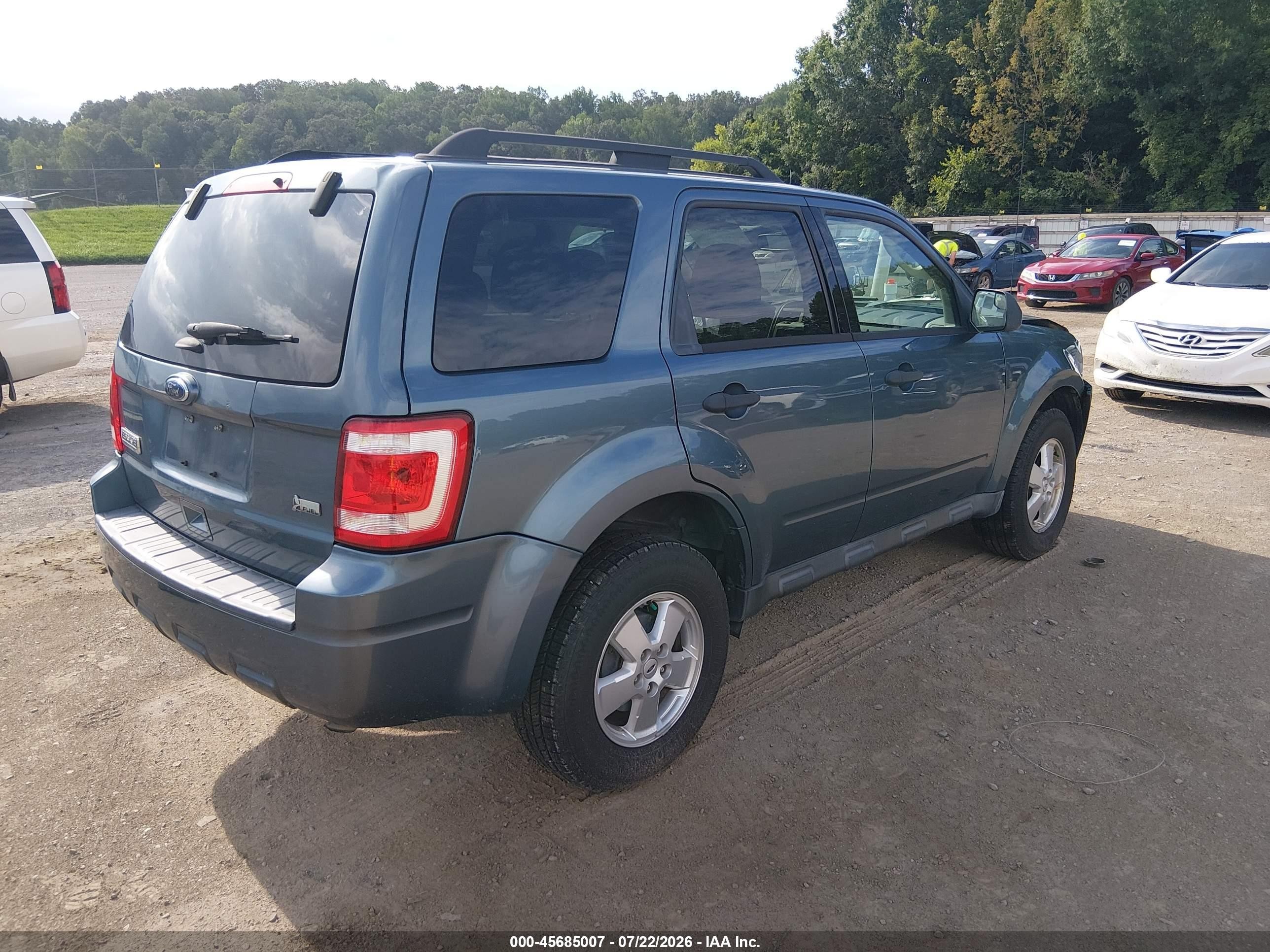 2011 Ford Escape Xlt Blue vin: 1FMCU0DG3BKB82319