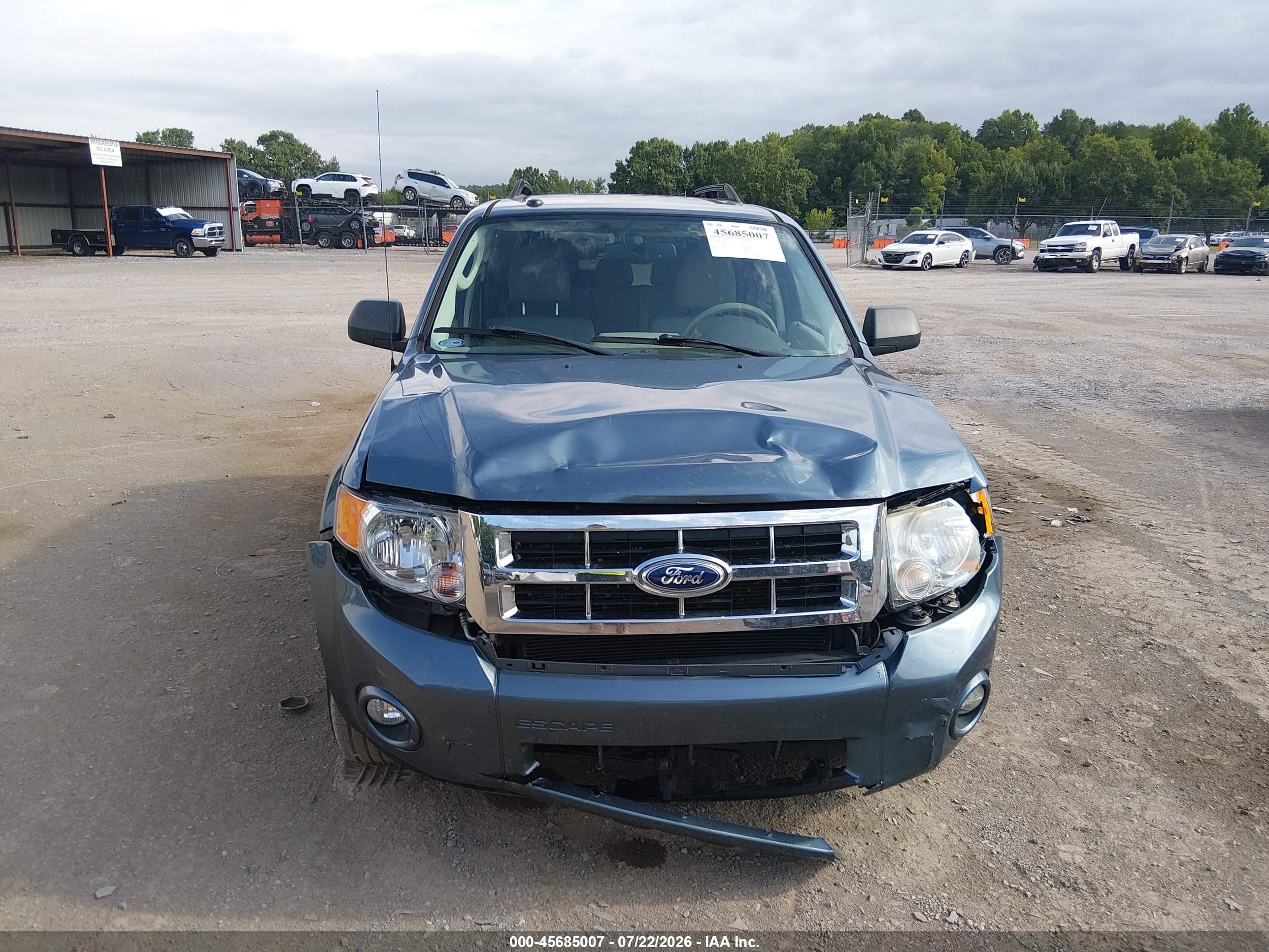 2011 Ford Escape Xlt Blue vin: 1FMCU0DG3BKB82319