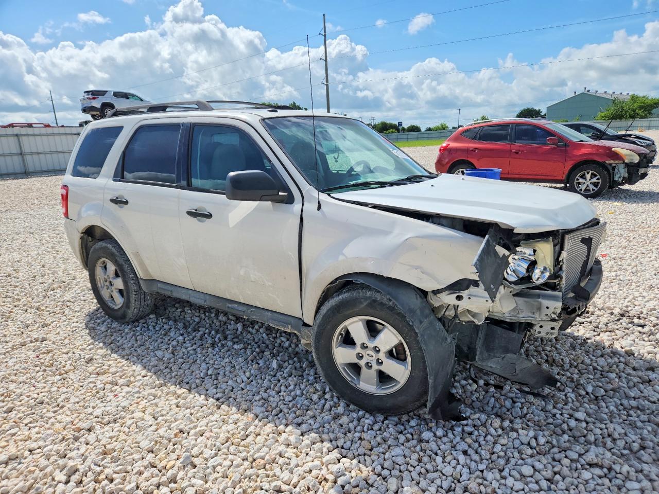 2012 Ford Escape Xlt White vin: 1FMCU0DG3CKC14235