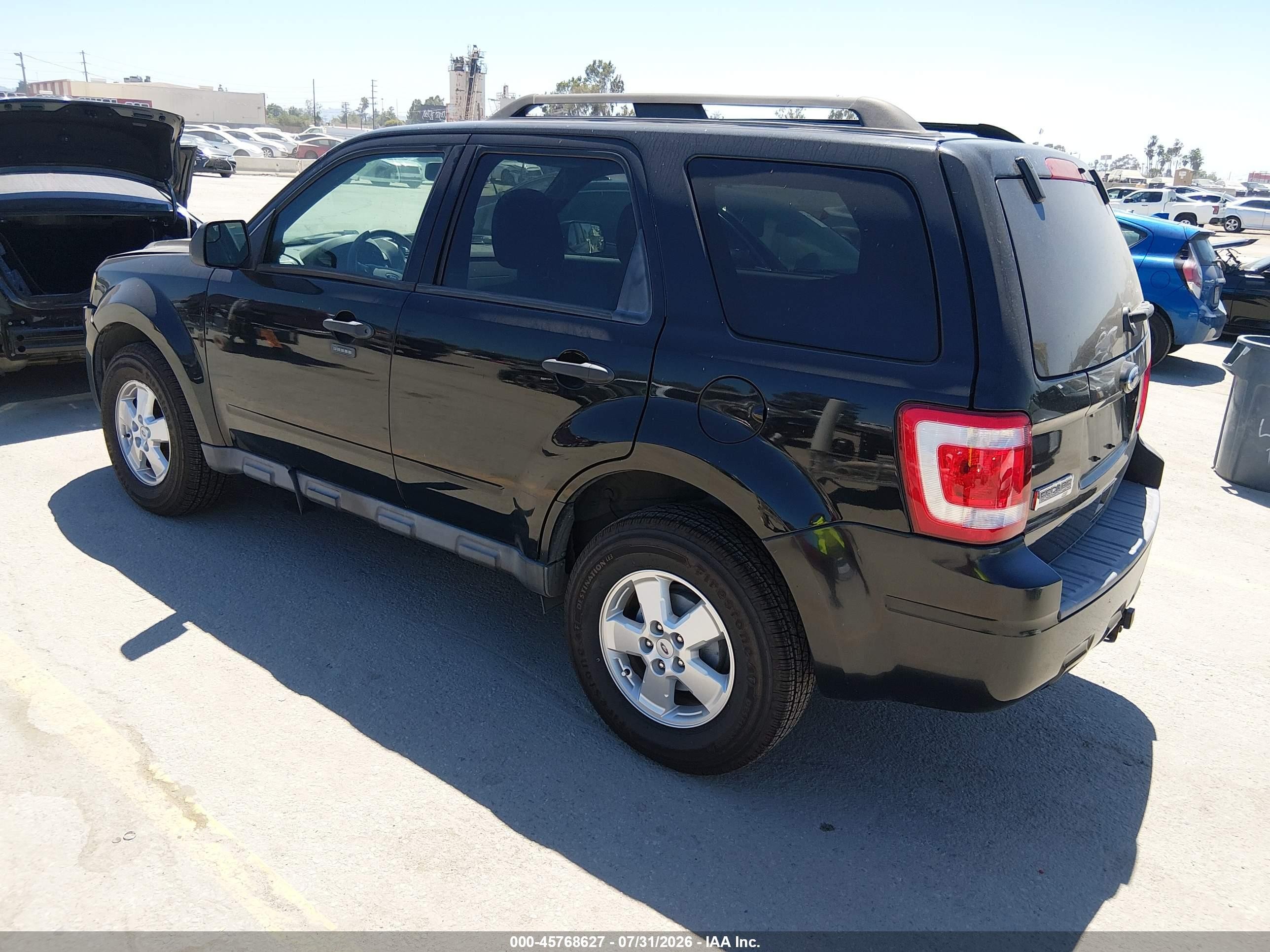 2010 Ford Escape Xlt Black vin: 1FMCU0DG4AKB20233