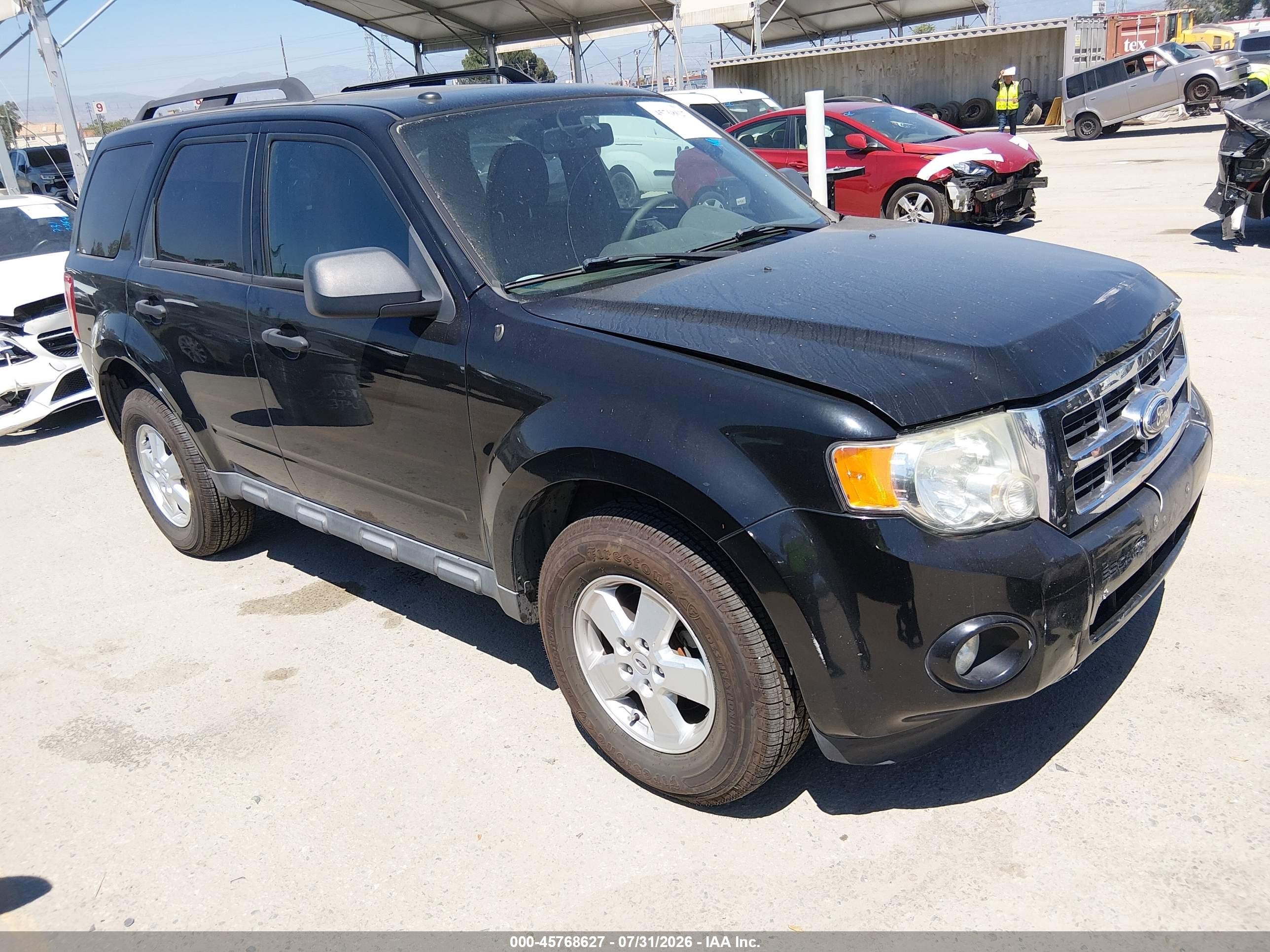 2010 Ford Escape Xlt Black vin: 1FMCU0DG4AKB20233