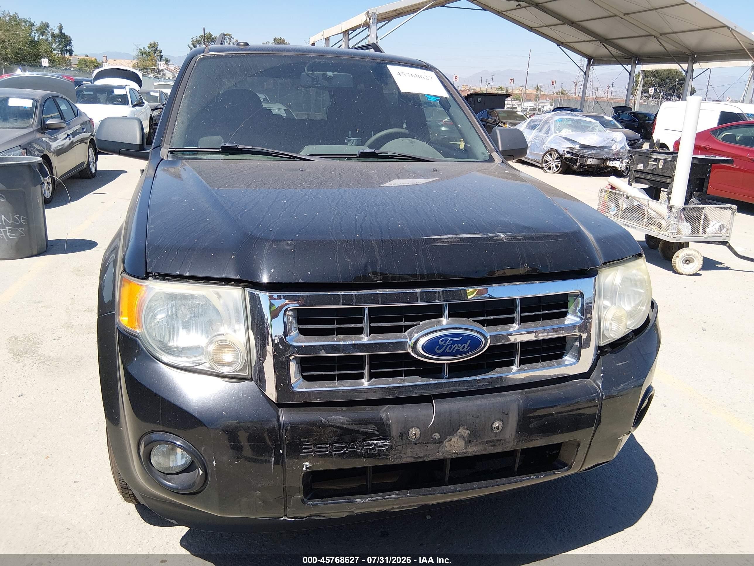 2010 Ford Escape Xlt Black vin: 1FMCU0DG4AKB20233