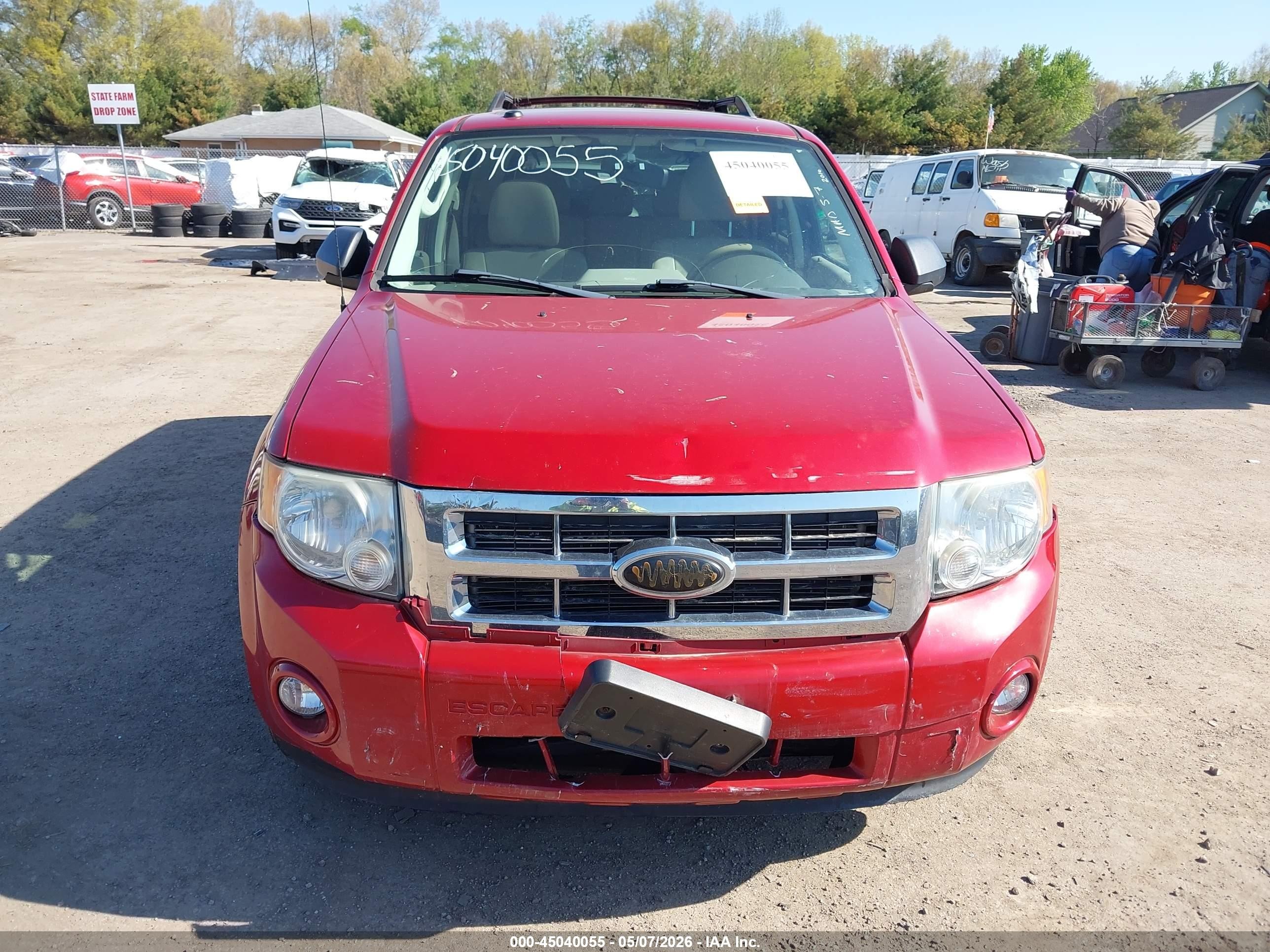 2010 Ford Escape Xlt Красный vin: 1FMCU0DG4AKD25146