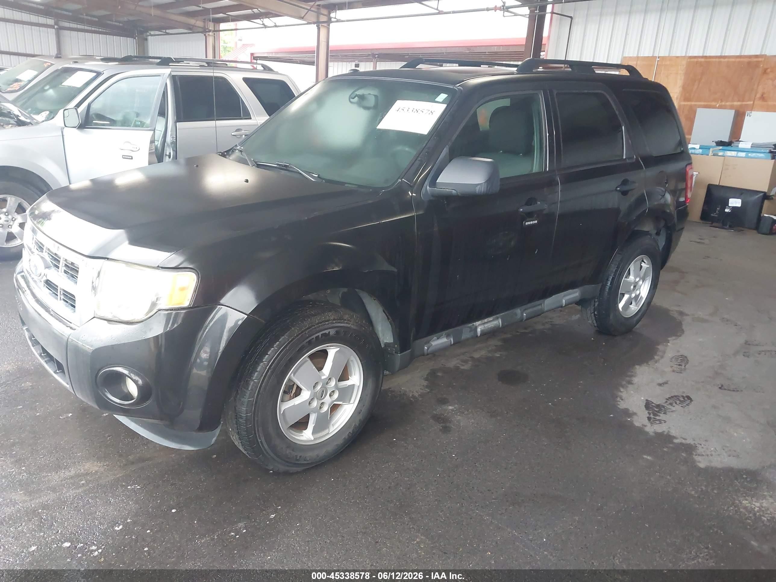 2011 Ford Escape Xlt Черный vin: 1FMCU0DG4BKA32462