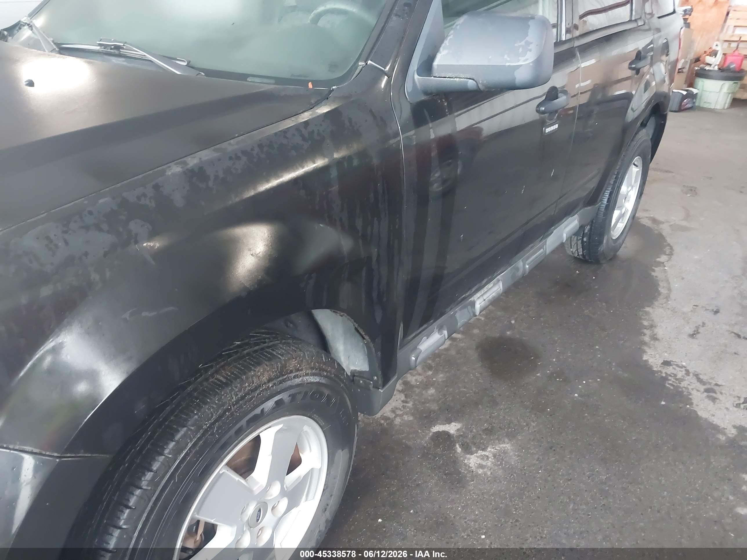2011 Ford Escape Xlt Черный vin: 1FMCU0DG4BKA32462
