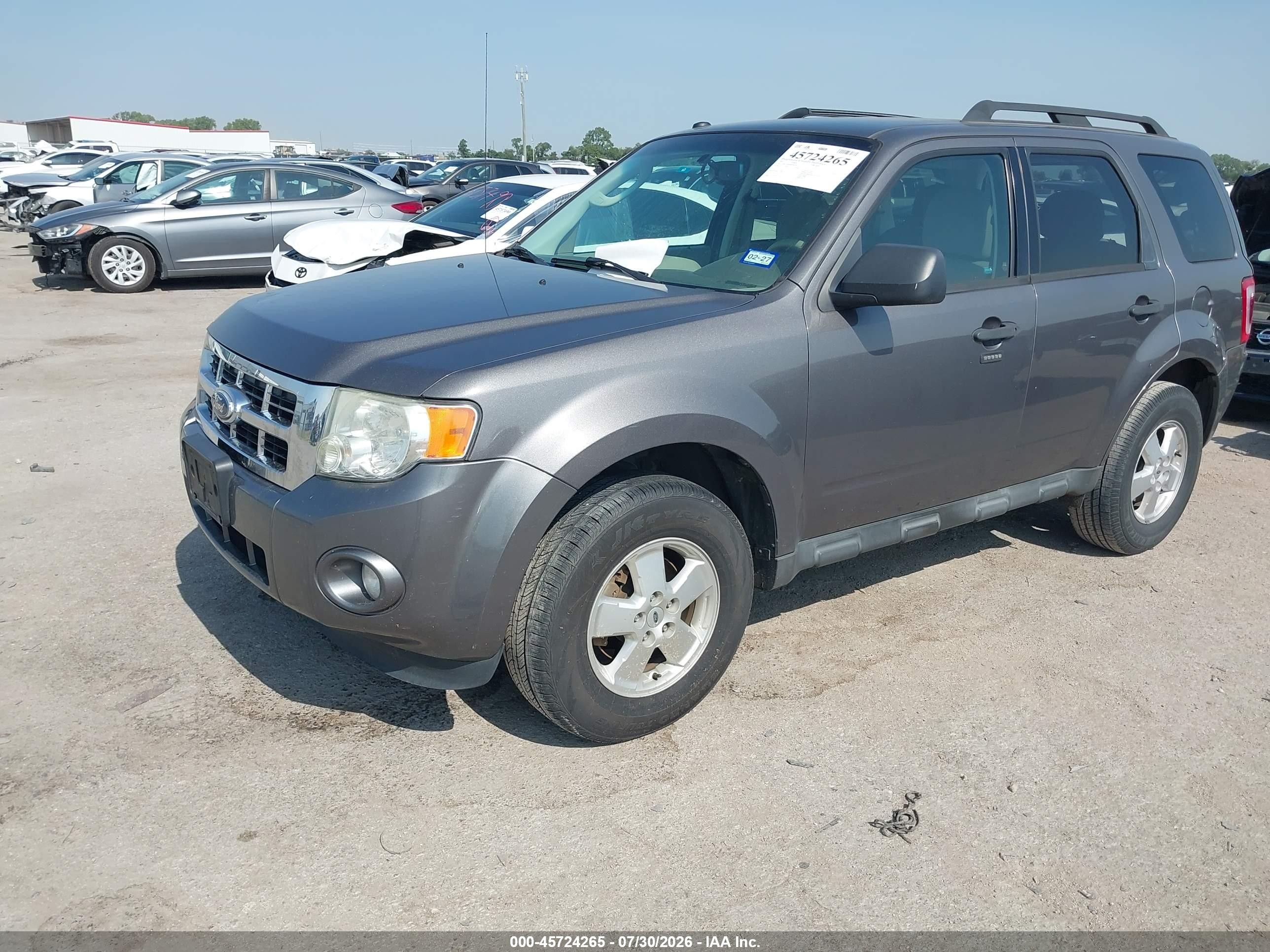 2011 Ford Escape Xlt Gray vin: 1FMCU0DG4BKB26762