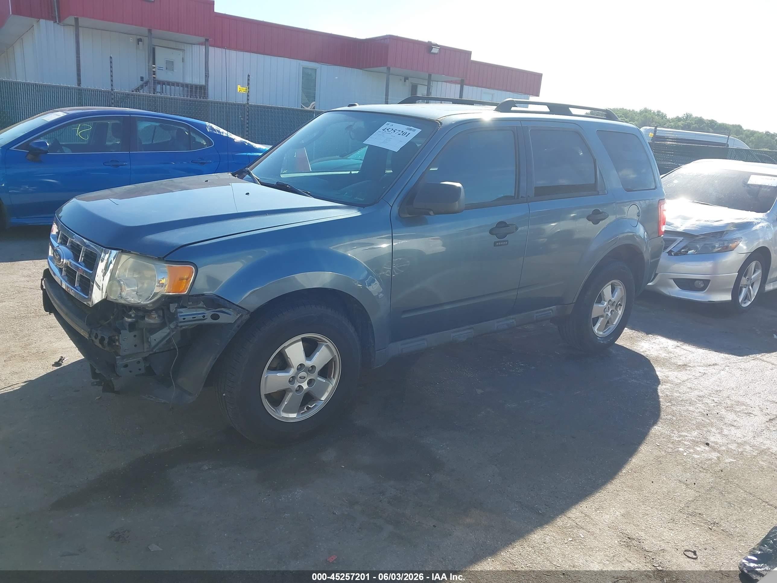 2012 Ford Escape Xlt Light Blue vin: 1FMCU0DG4CKB30862