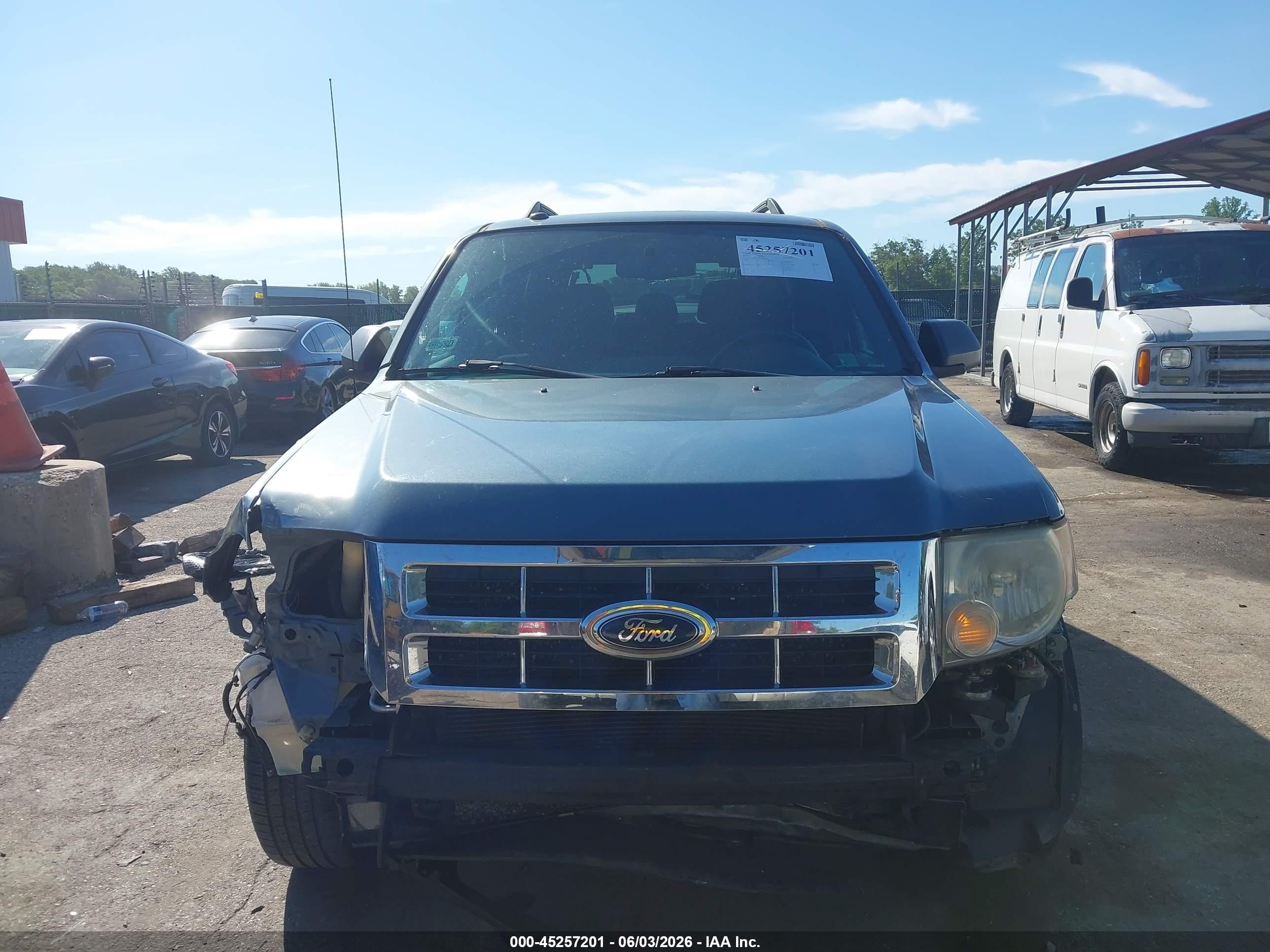 2012 Ford Escape Xlt Light Blue vin: 1FMCU0DG4CKB30862