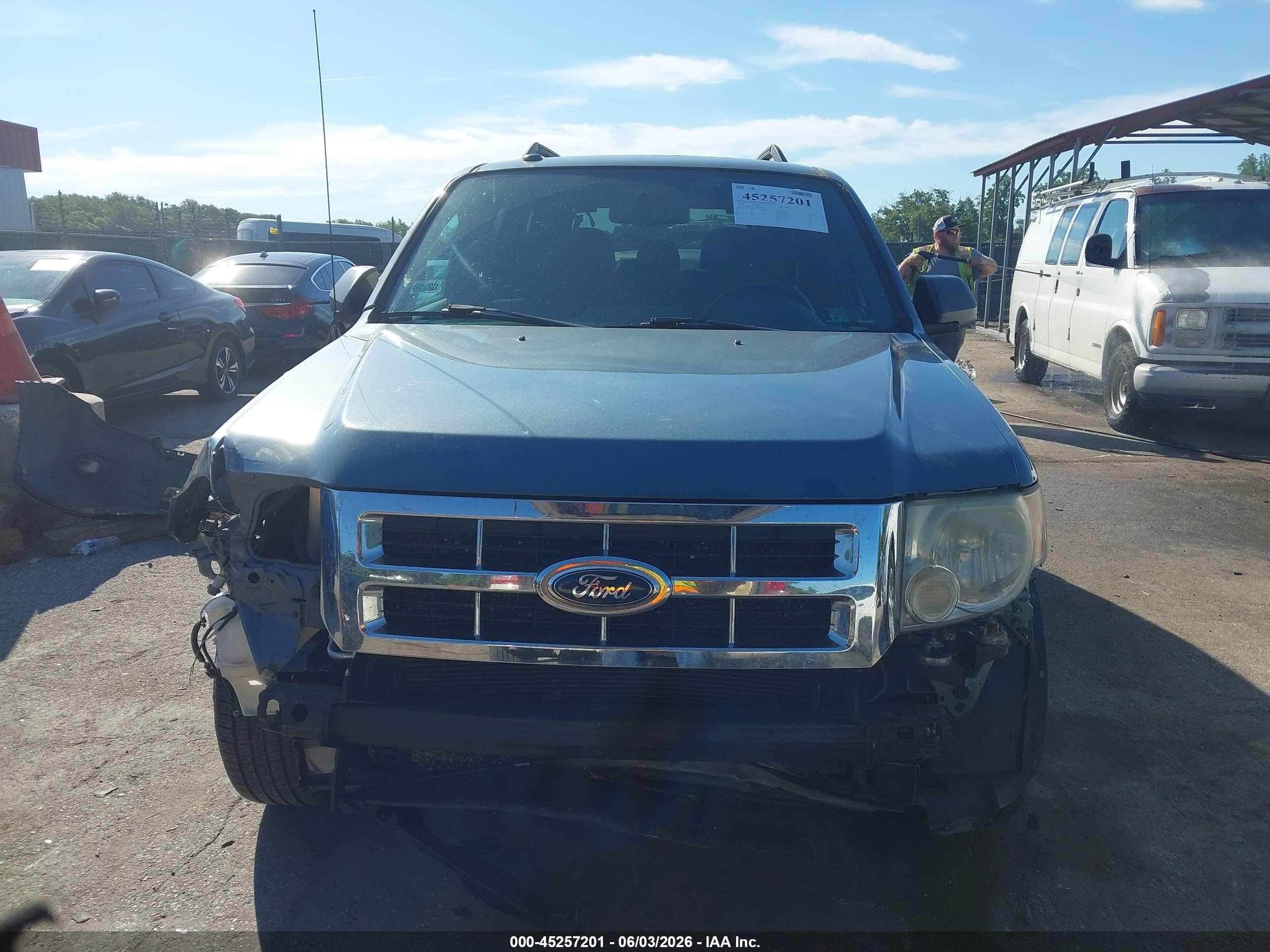 2012 Ford Escape Xlt Light Blue vin: 1FMCU0DG4CKB30862