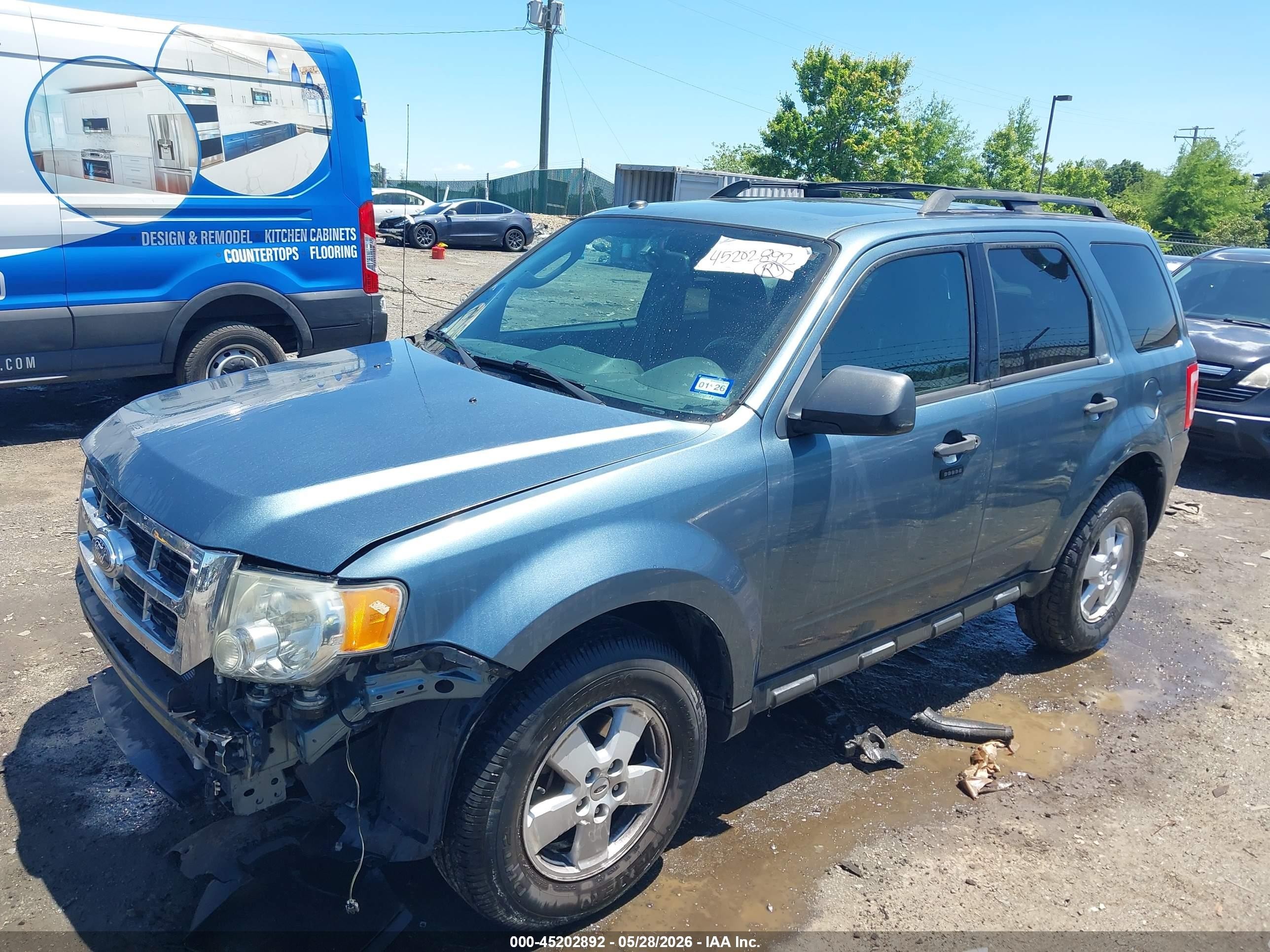 2012 Ford Escape Xlt Blue vin: 1FMCU0DG4CKB53459