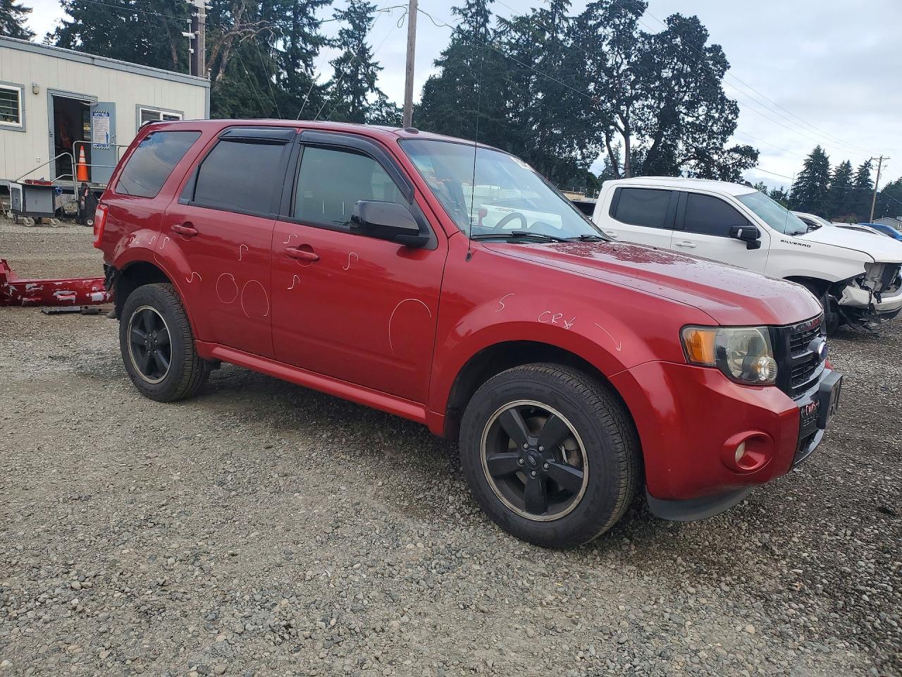 2012 Ford Escape Xlt Красный vin: 1FMCU0DG4CKB73260