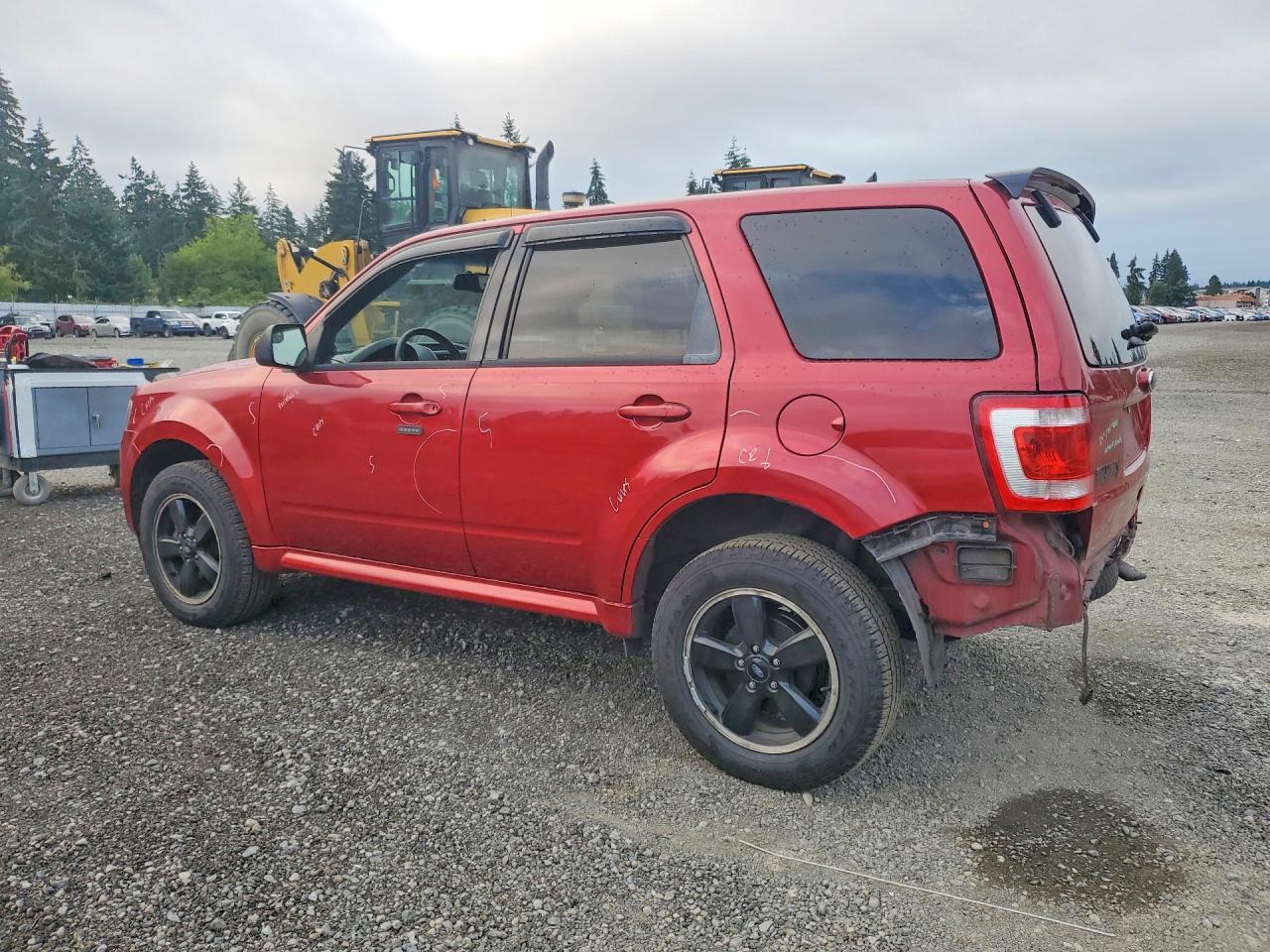 2012 Ford Escape Xlt Красный vin: 1FMCU0DG4CKB73260